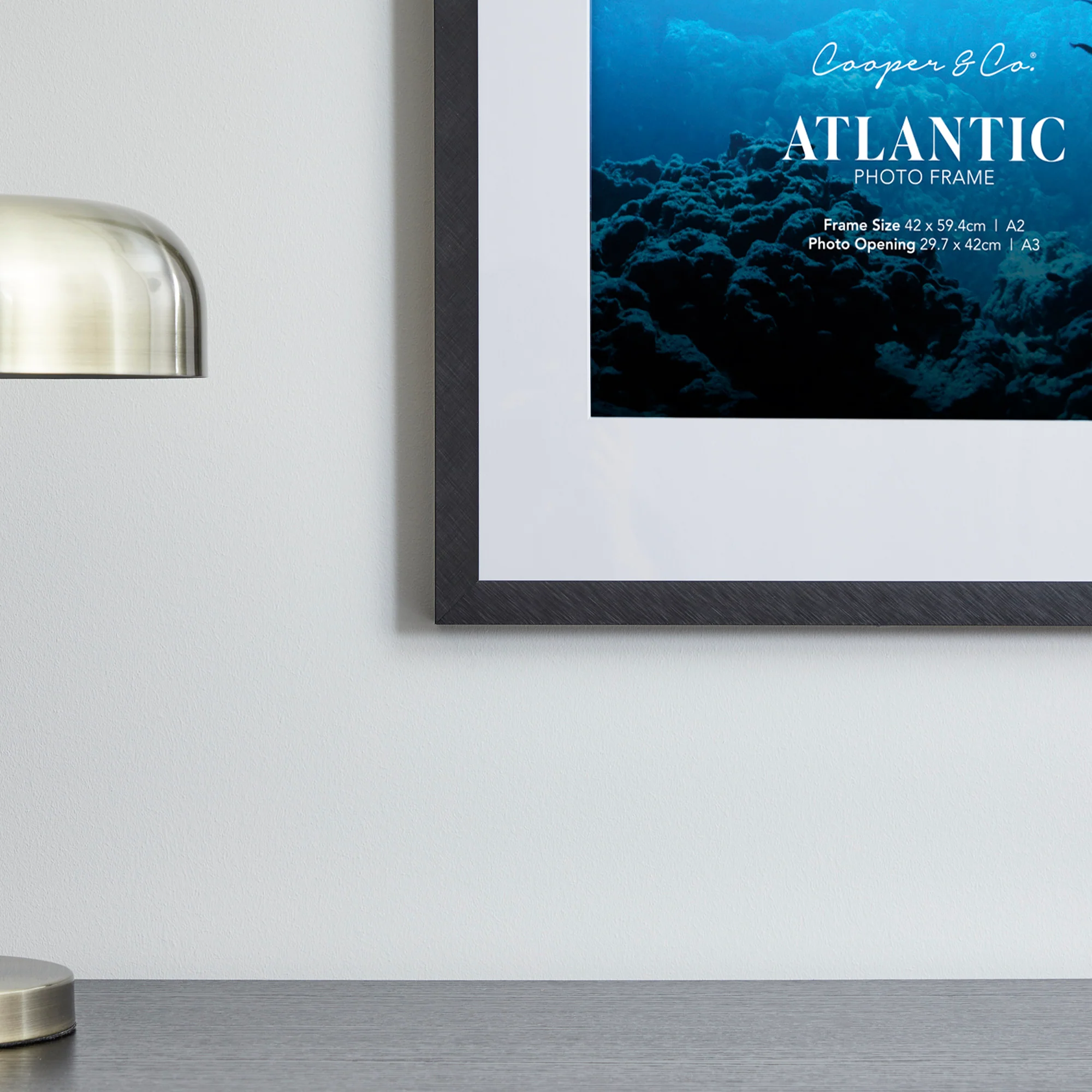 A2 Mat to A3 Boldline Metal Photo Frame - Image 5