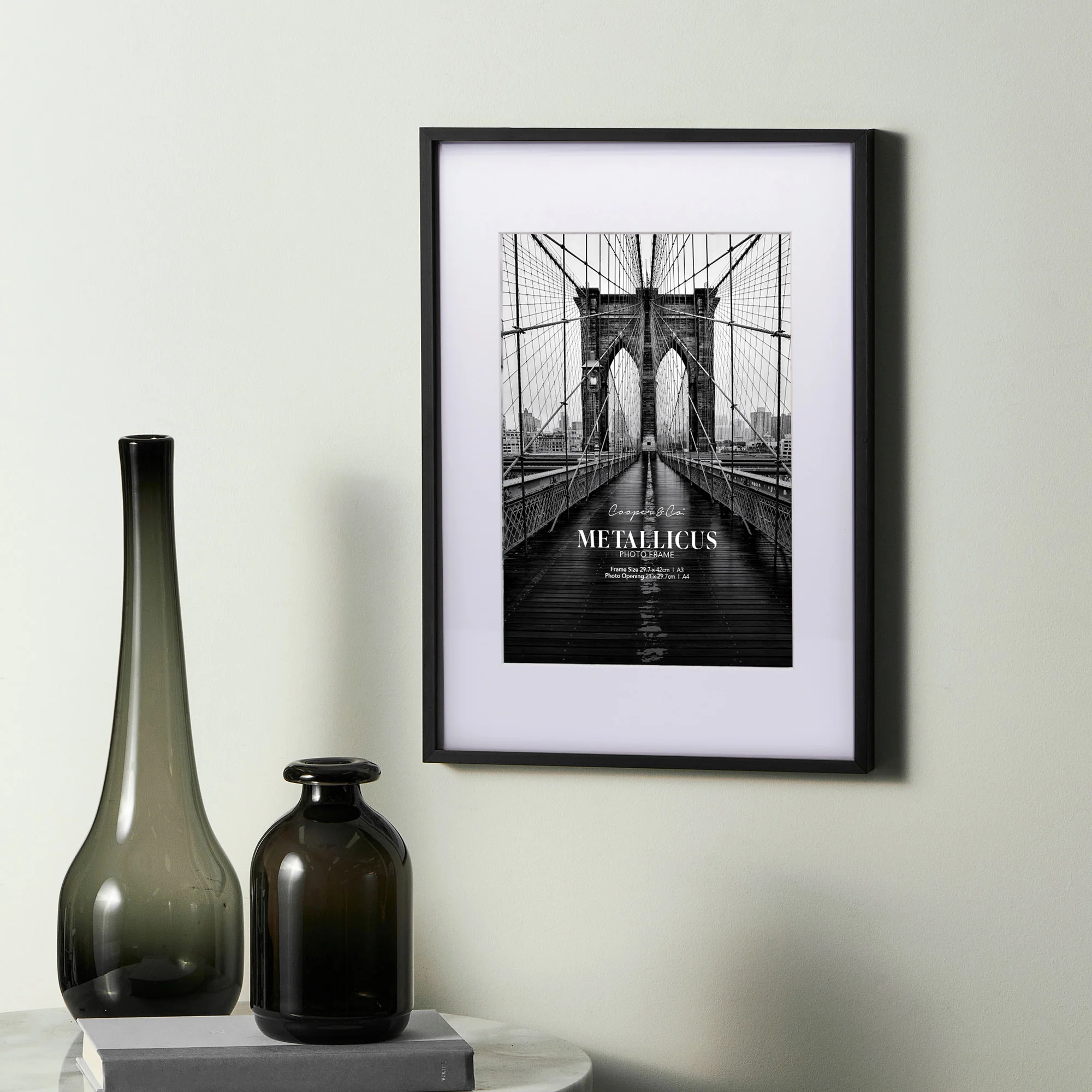 A3 Mat to A4 Premium Metal Photo Frame - Image 2