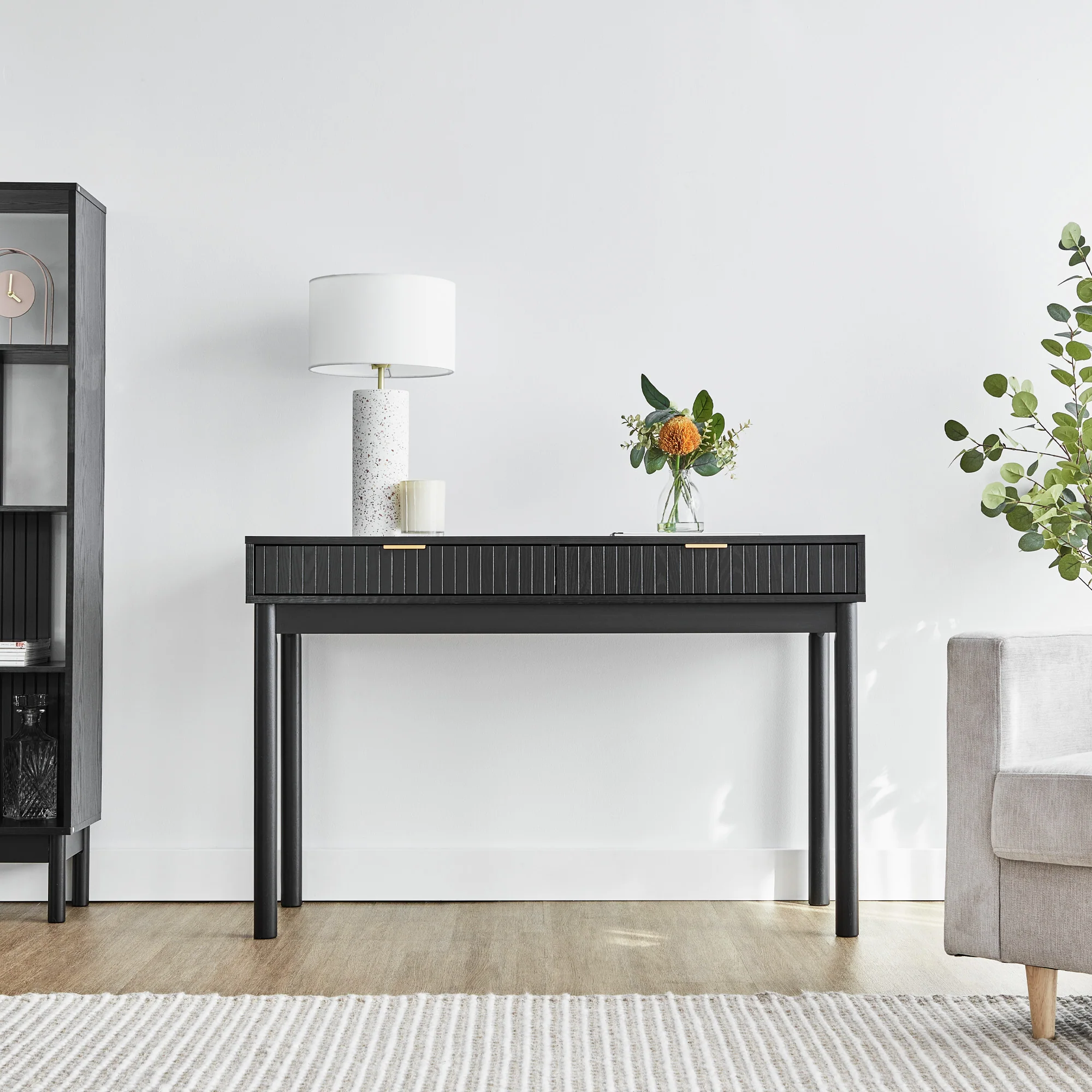 Apia Console Table Black (120cm) - Image 6