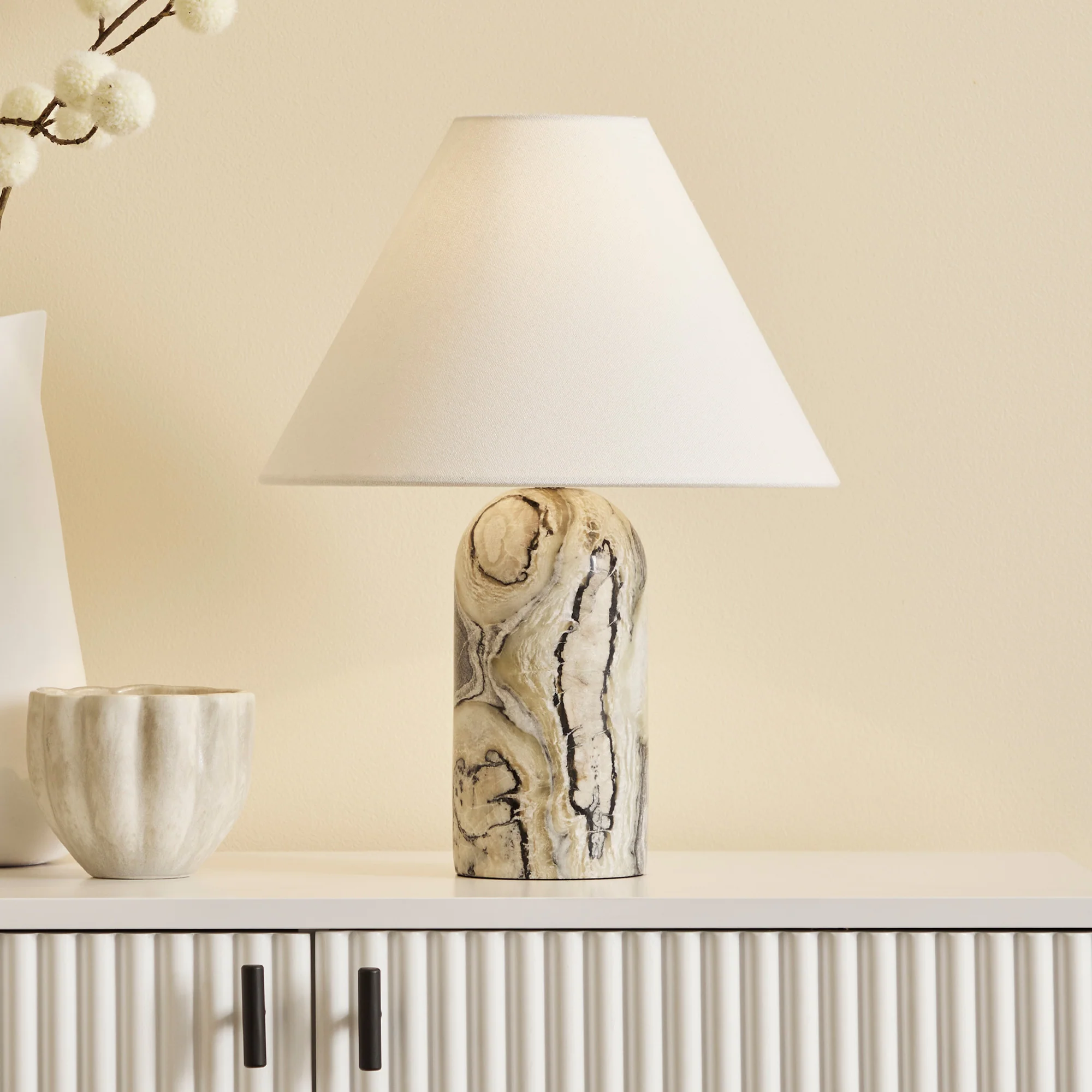 Arabella Marble Table Lamp Jade - Image 2