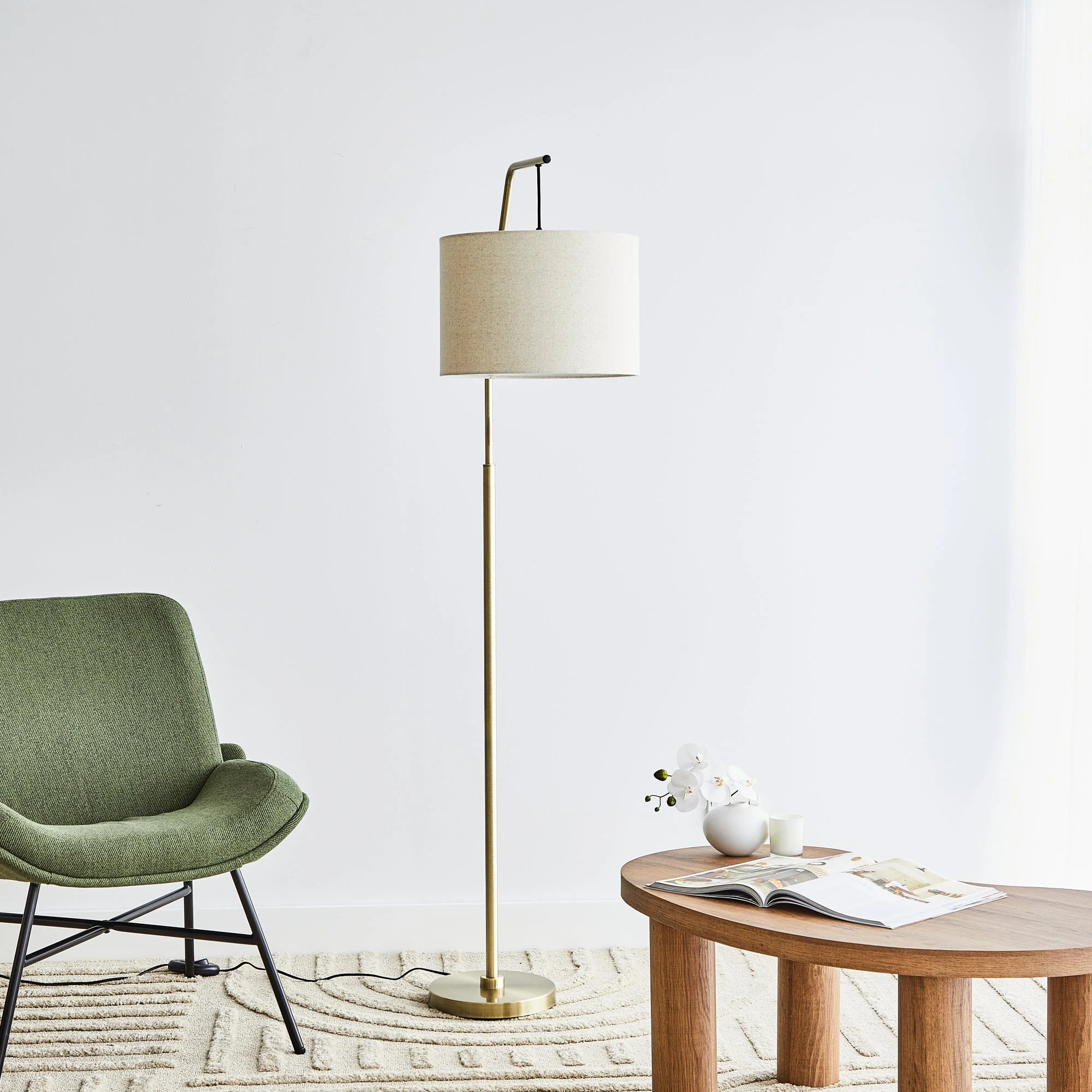 Astrid Hanging Floor Lamp Gold - Image 7