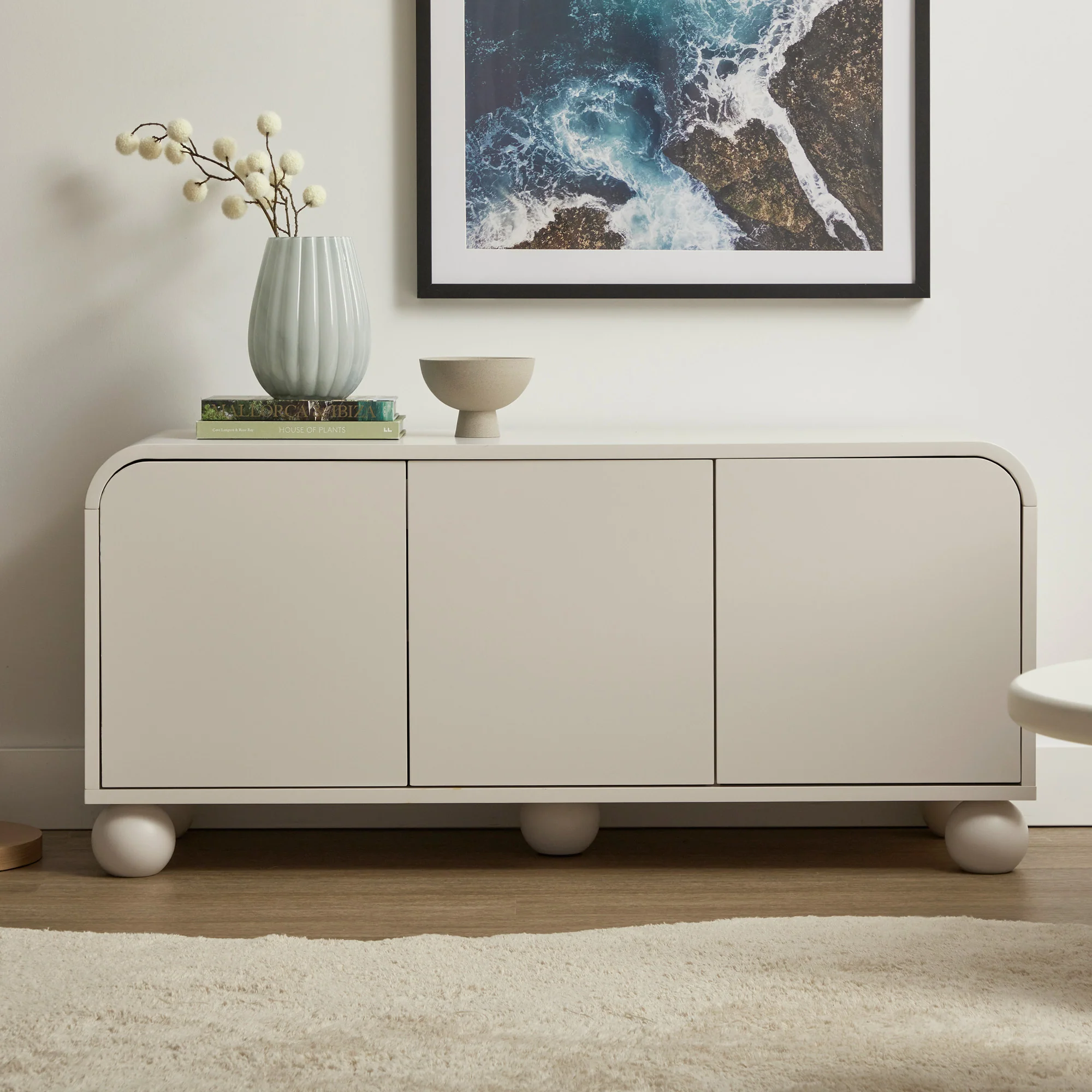 Baxter Entertainment Unit White (120cm) - Image 7