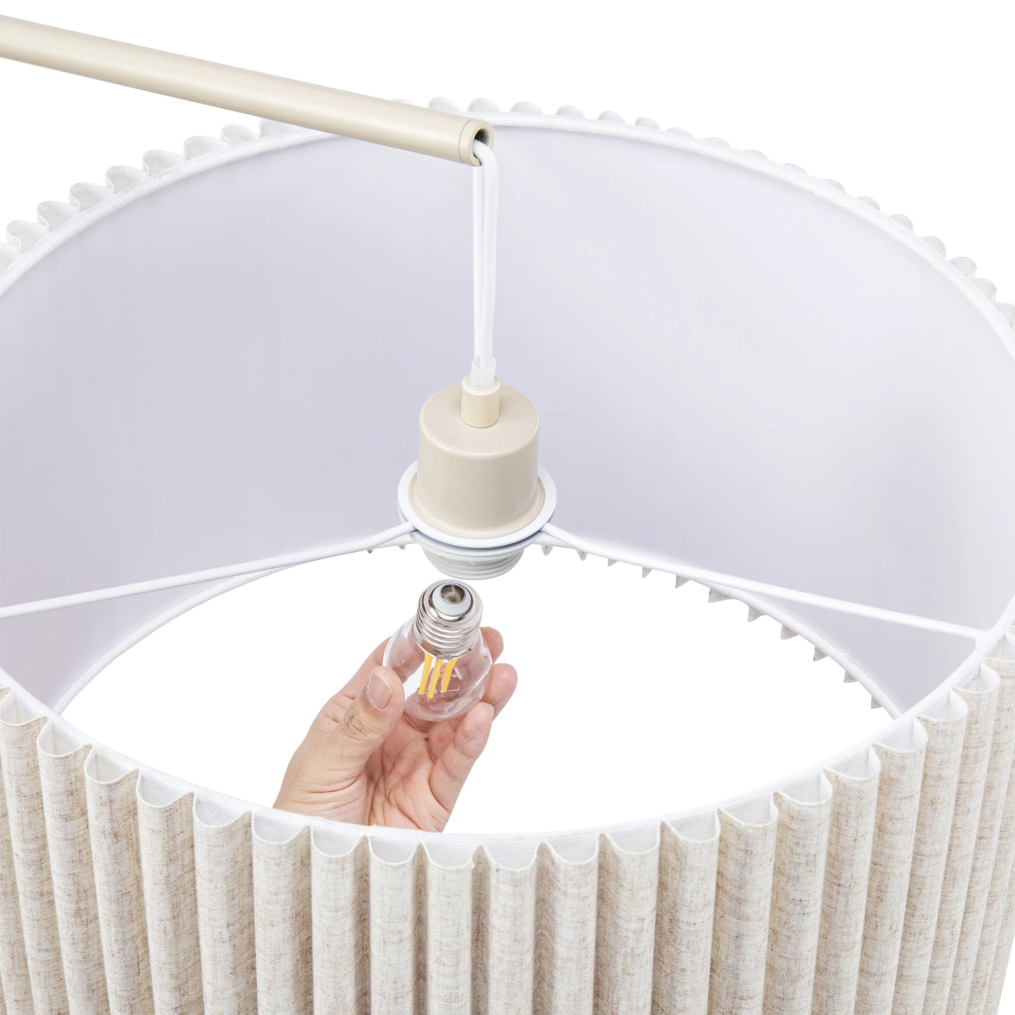 Brooklyn Floor Lamp Oat - Image 4