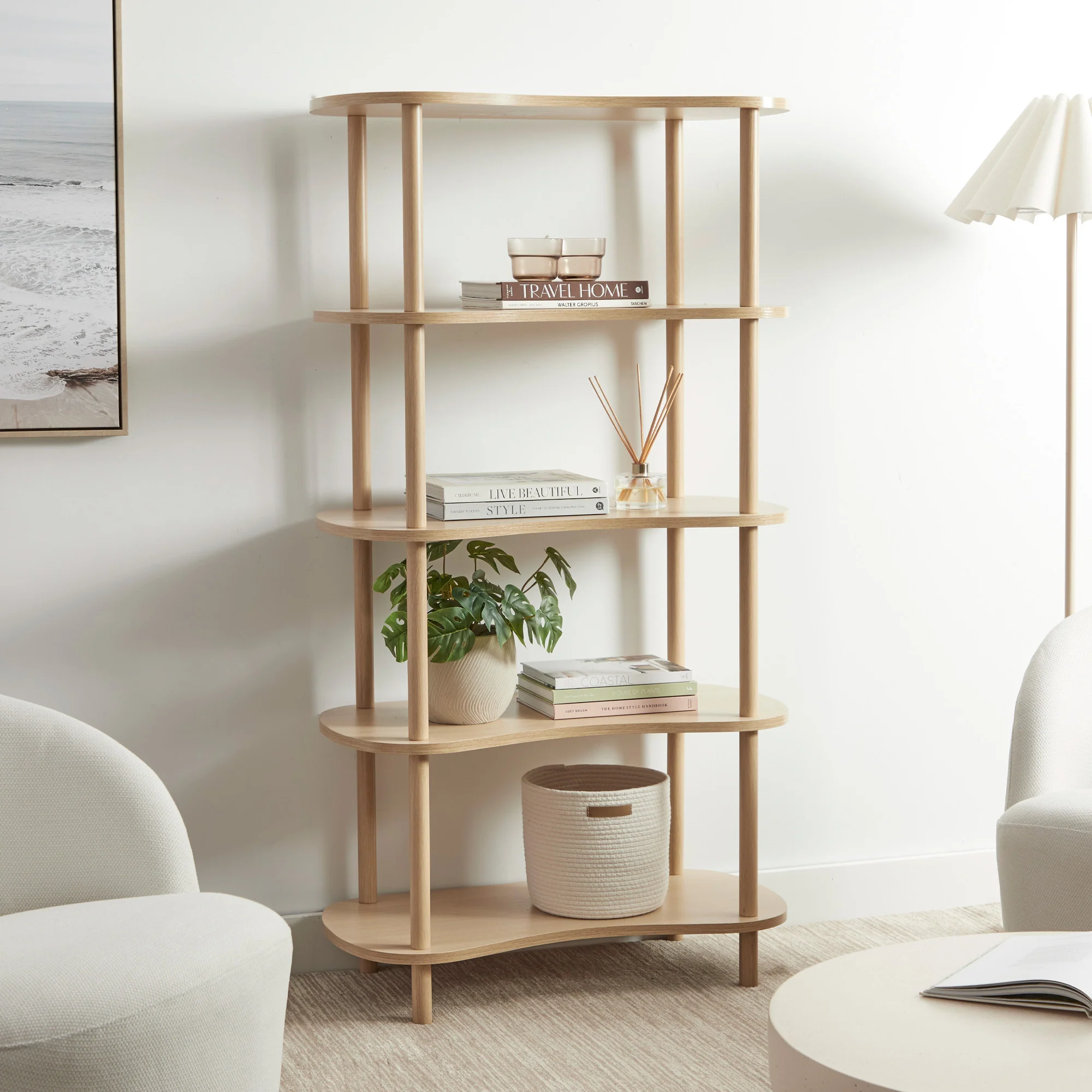 Cairo Organic 5-tier Shelving