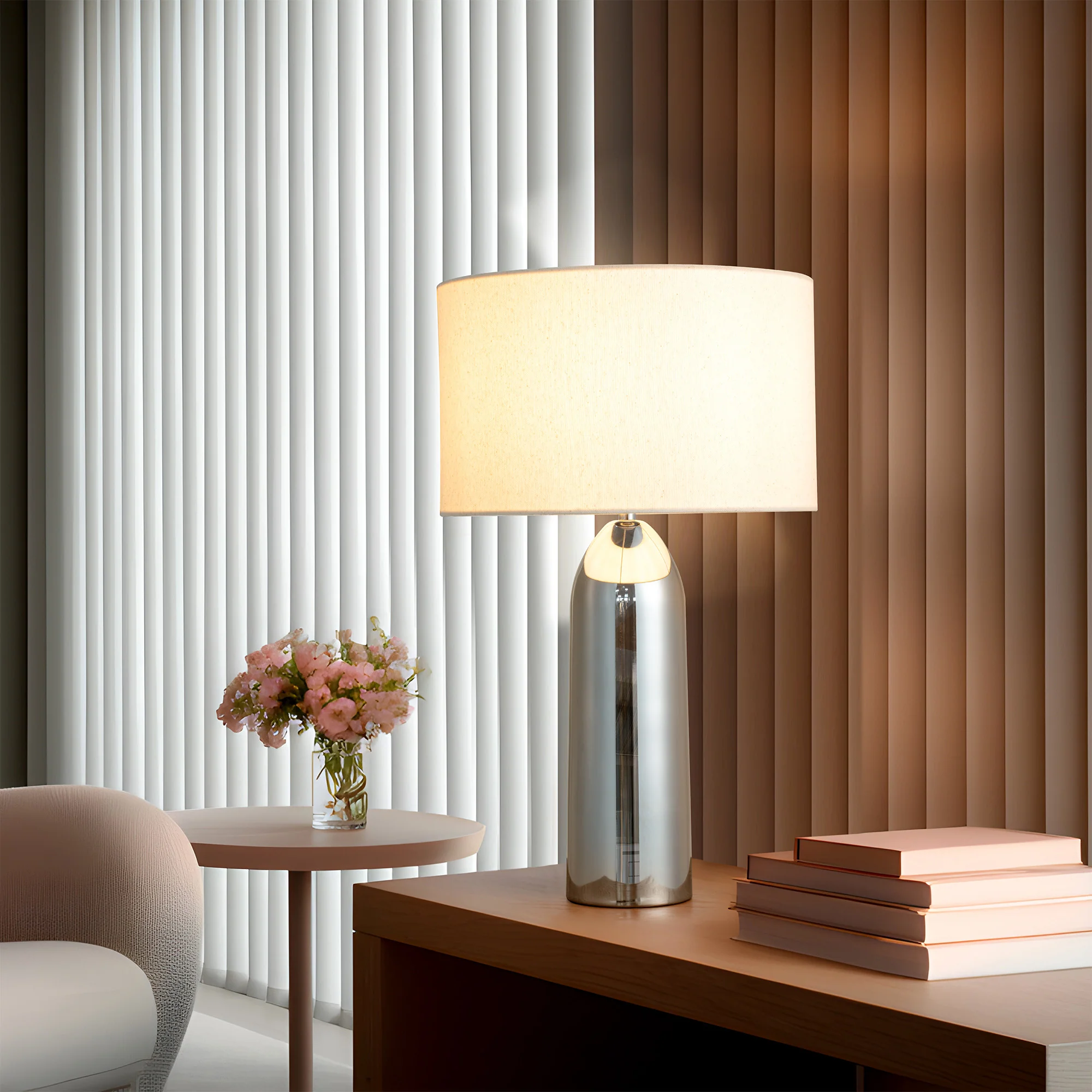 Callisto Table Lamp Chrome - Image 3