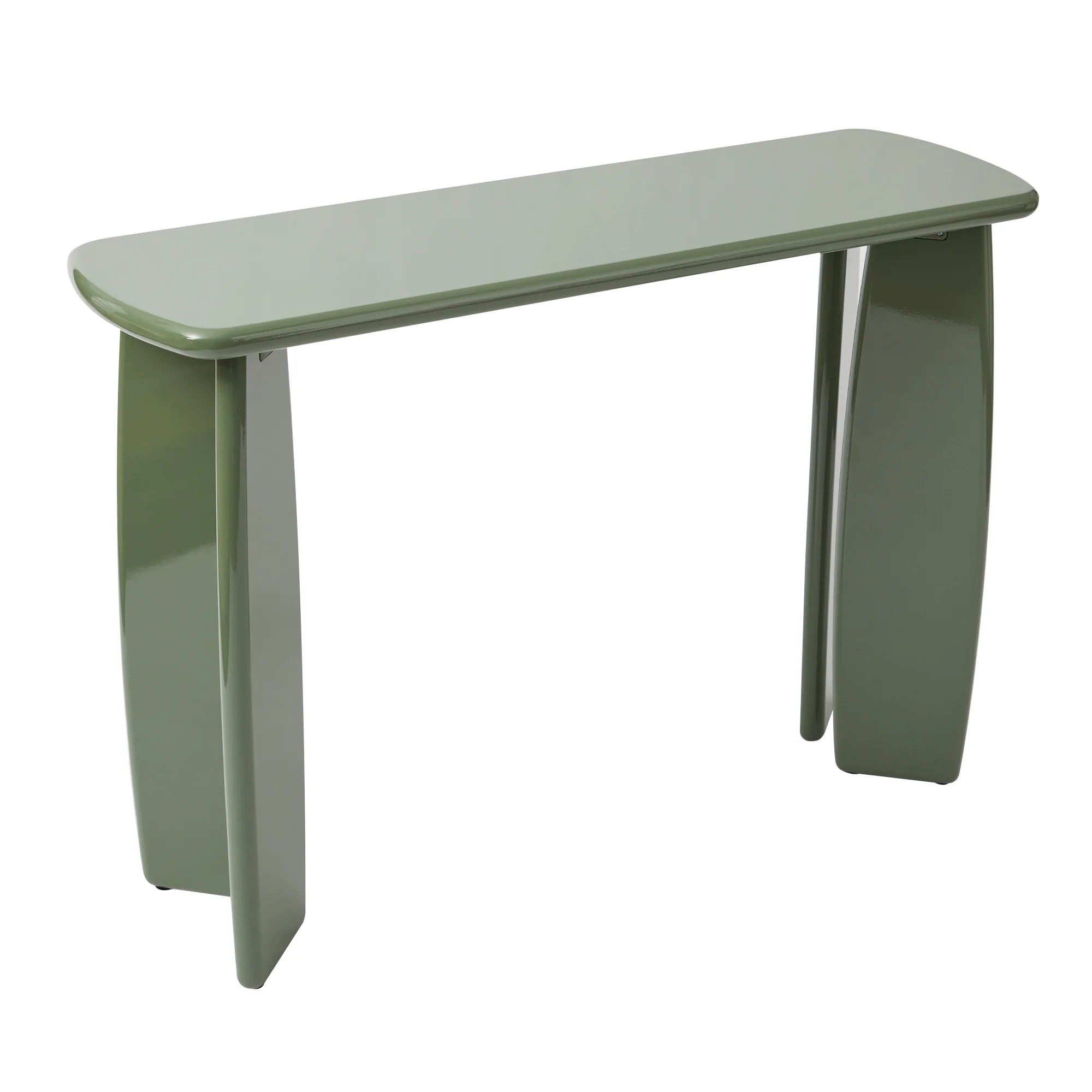 Charlie Gloss Console Table Green (110cm) - Image 2