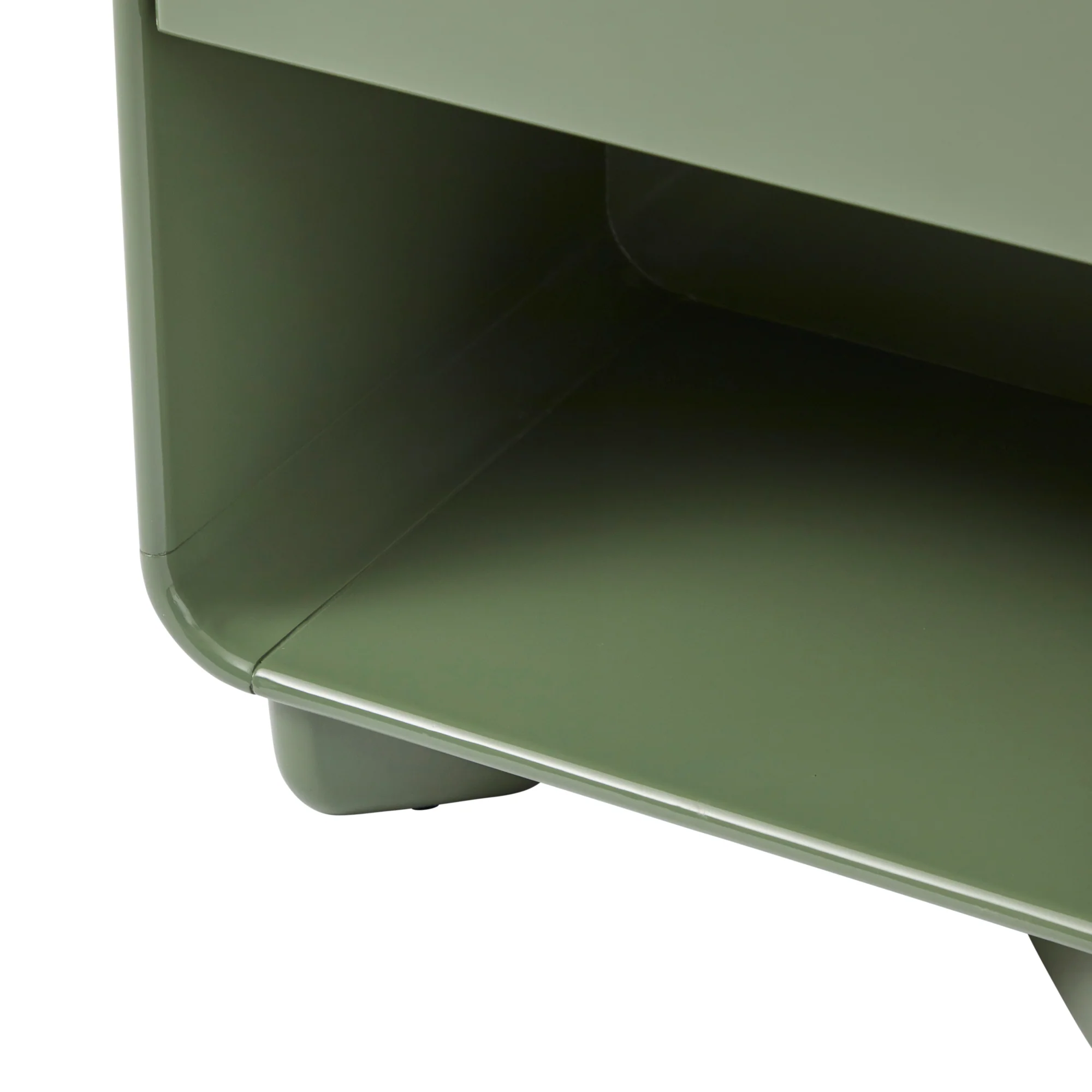 Charlie Gloss Bedside Table Green - Image 13
