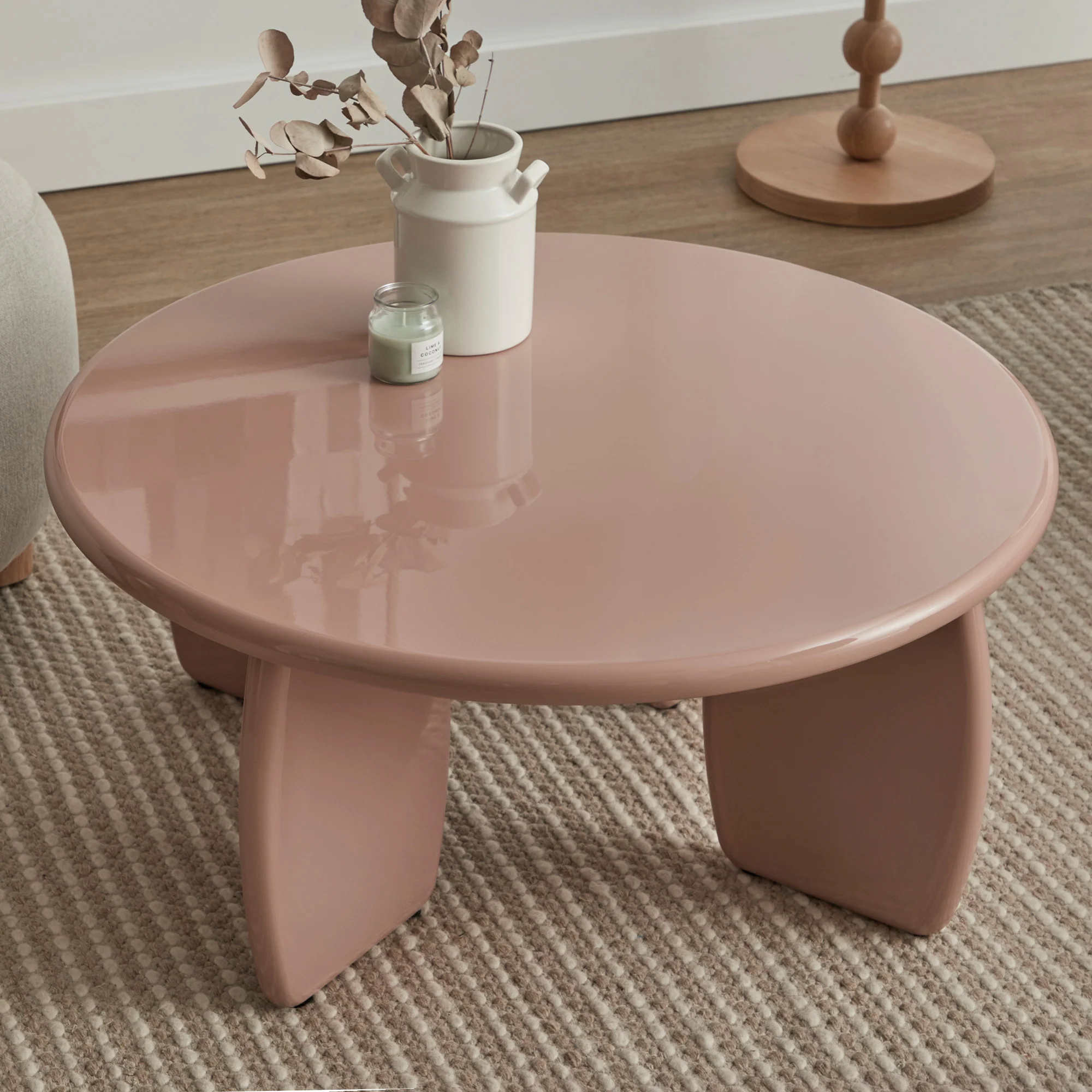 Charlie Gloss Coffee Table Clay - Image 8