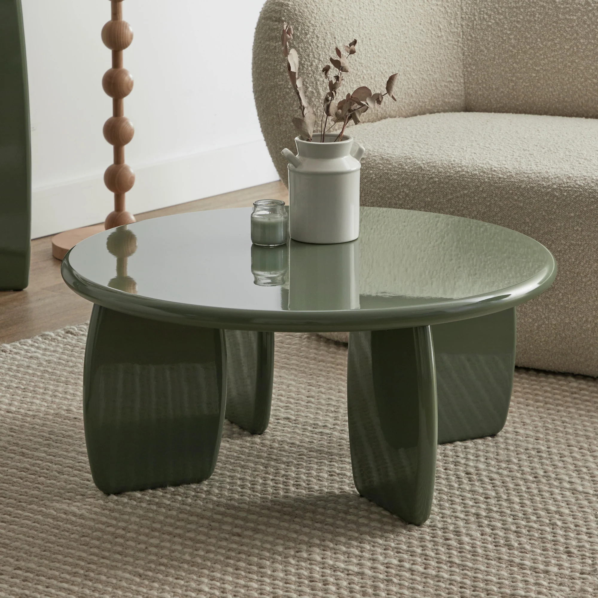 Charlie Gloss Coffee Table Green - Image 8