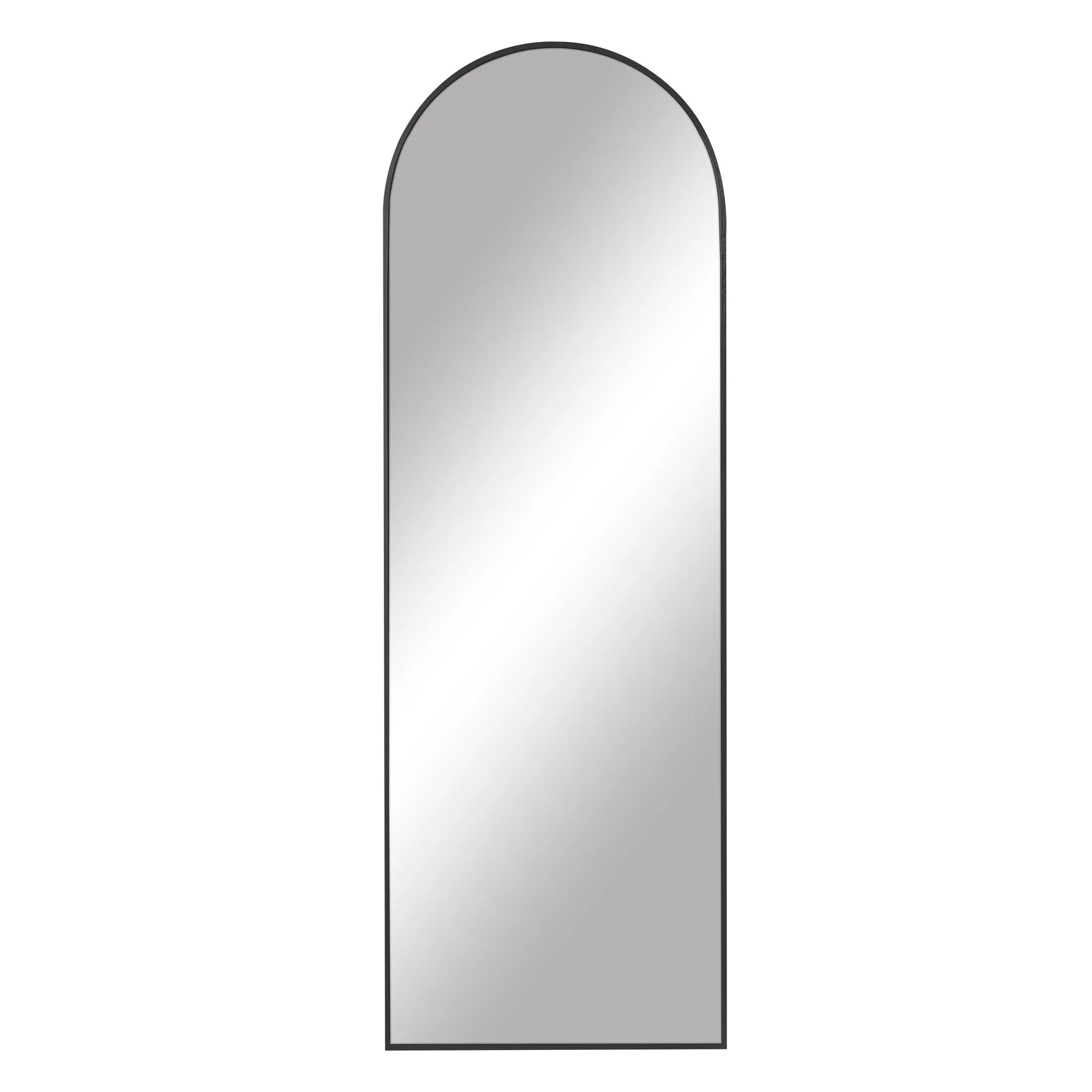 Cindy 165cm Arched Standing Full Length Mirror Black - Image 8
