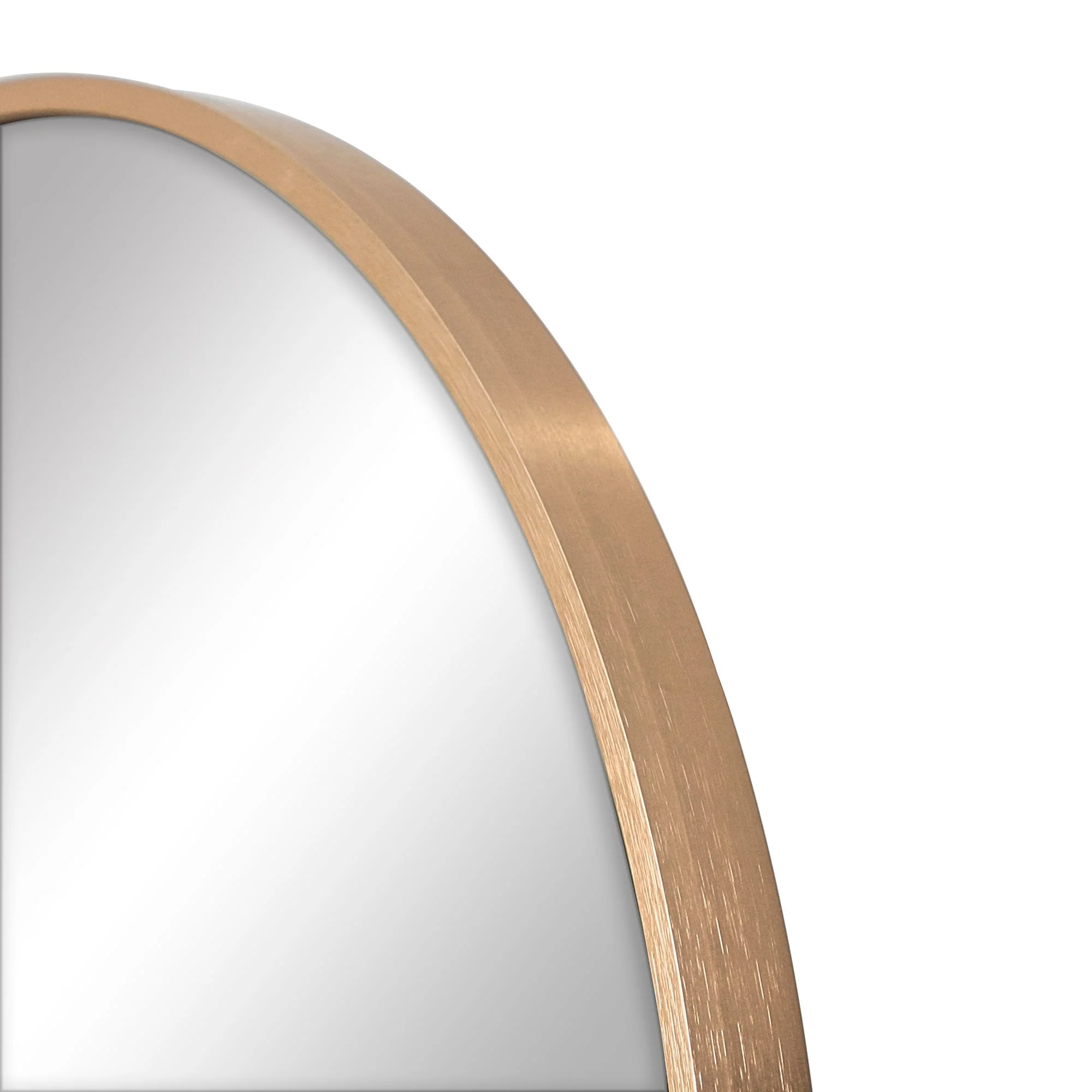 Cindy 165cm Arched Standing Full Length Mirror Gold - Image 7