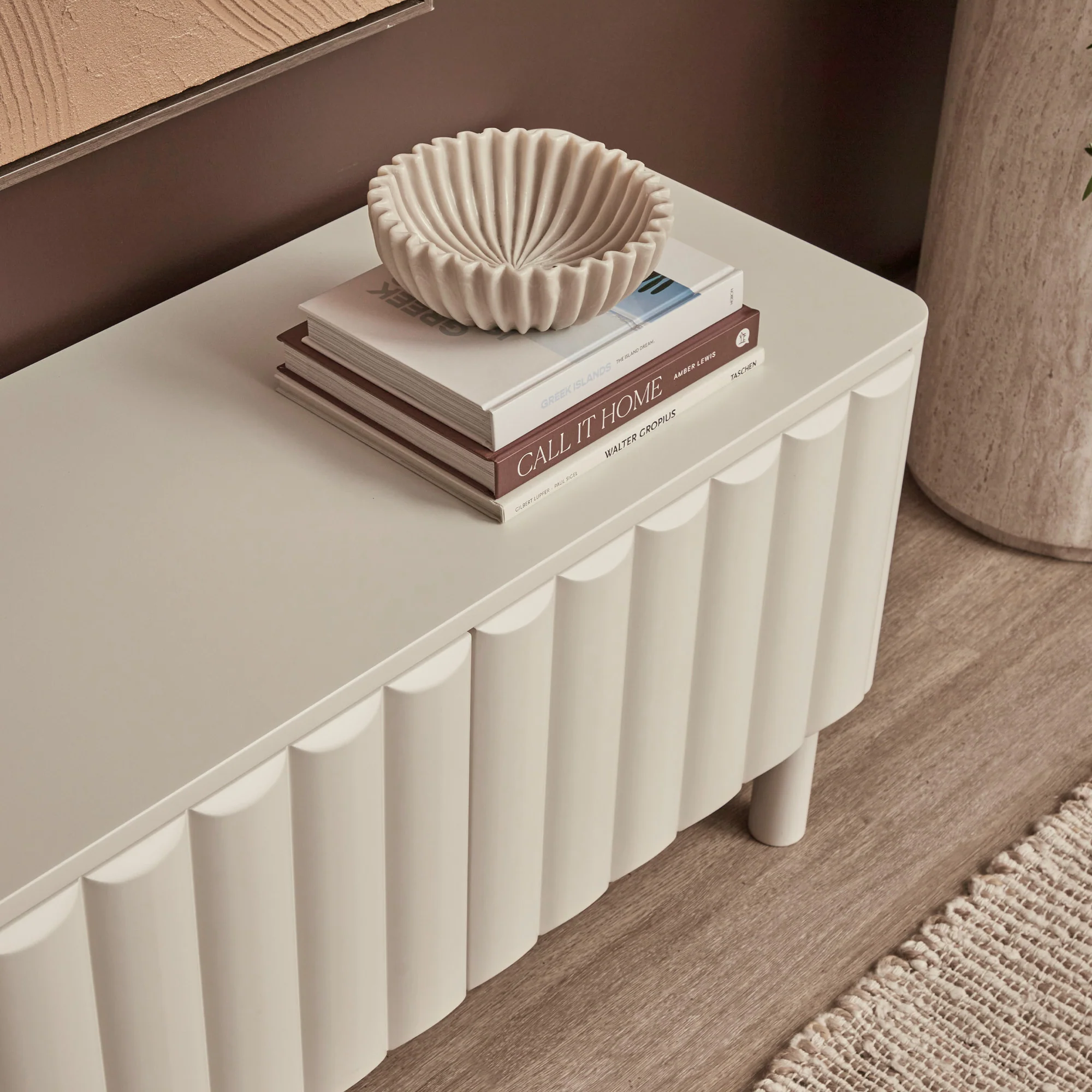 Cosette Entertainment Unit Off-White (143cm) - Image 5