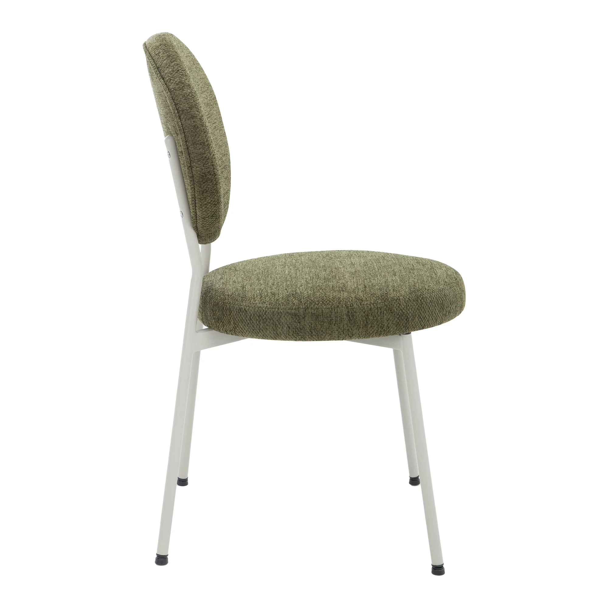 Cove Dining Table Black and Dora Set of 4 Dining Chairs Green Set - Image 13