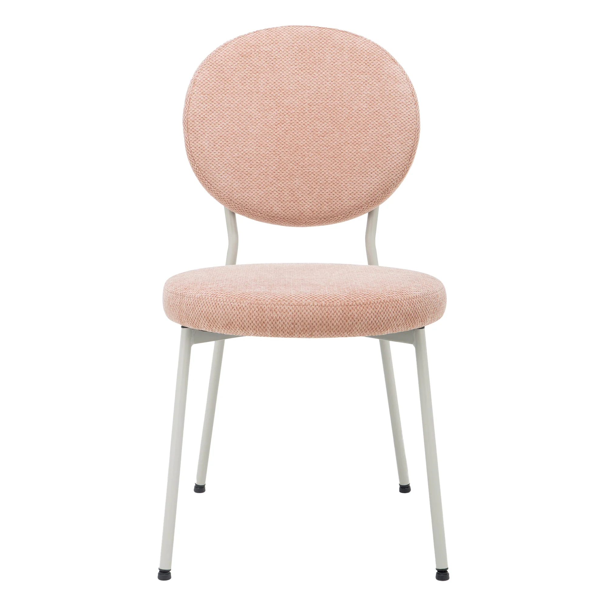 Cove Dining Table Oak and Dora Set of 4 Dining Chairs Pink and Grey Set - Image 12
