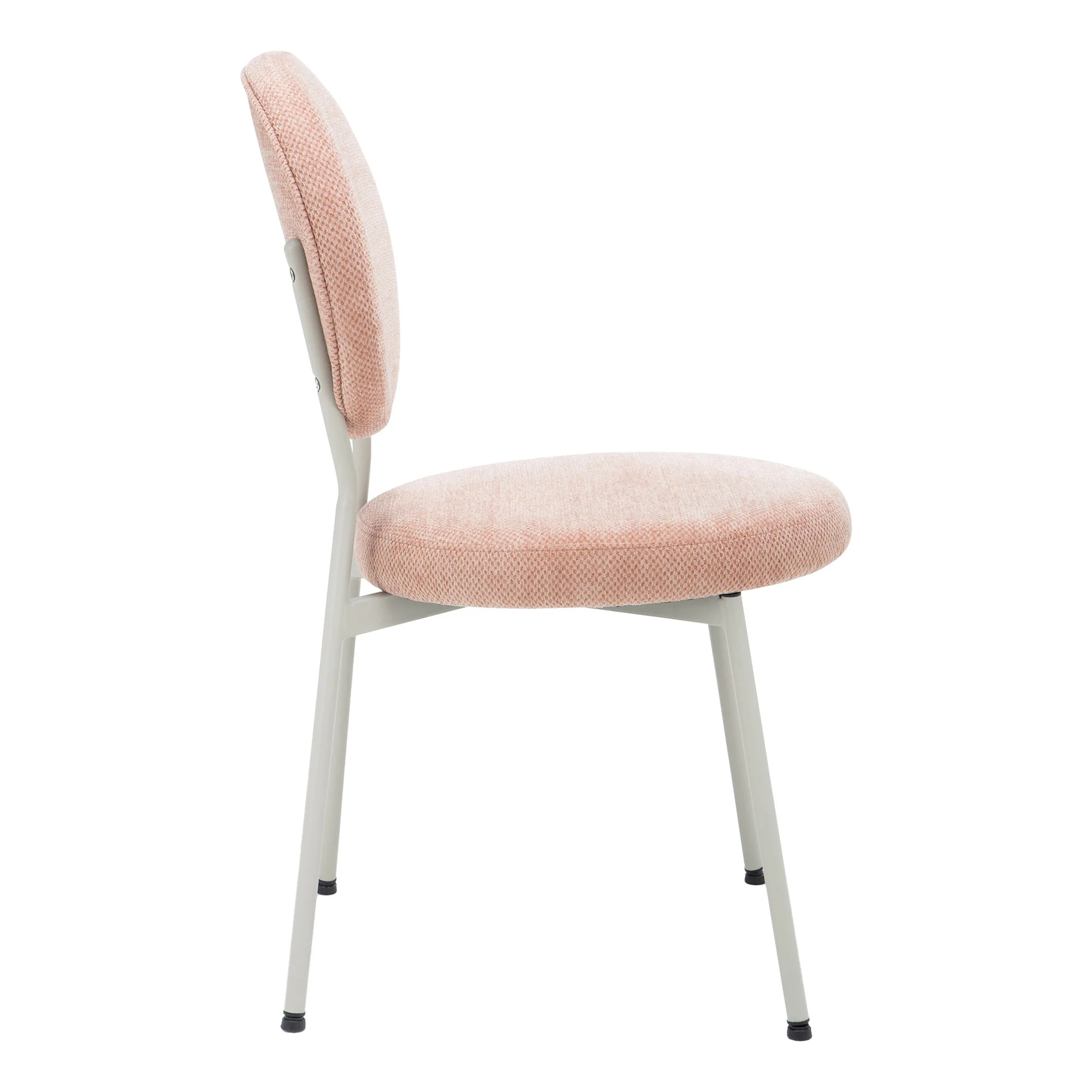Cove Dining Table Oak and Dora Set of 4 Dining Chairs Pink and Grey Set - Image 13