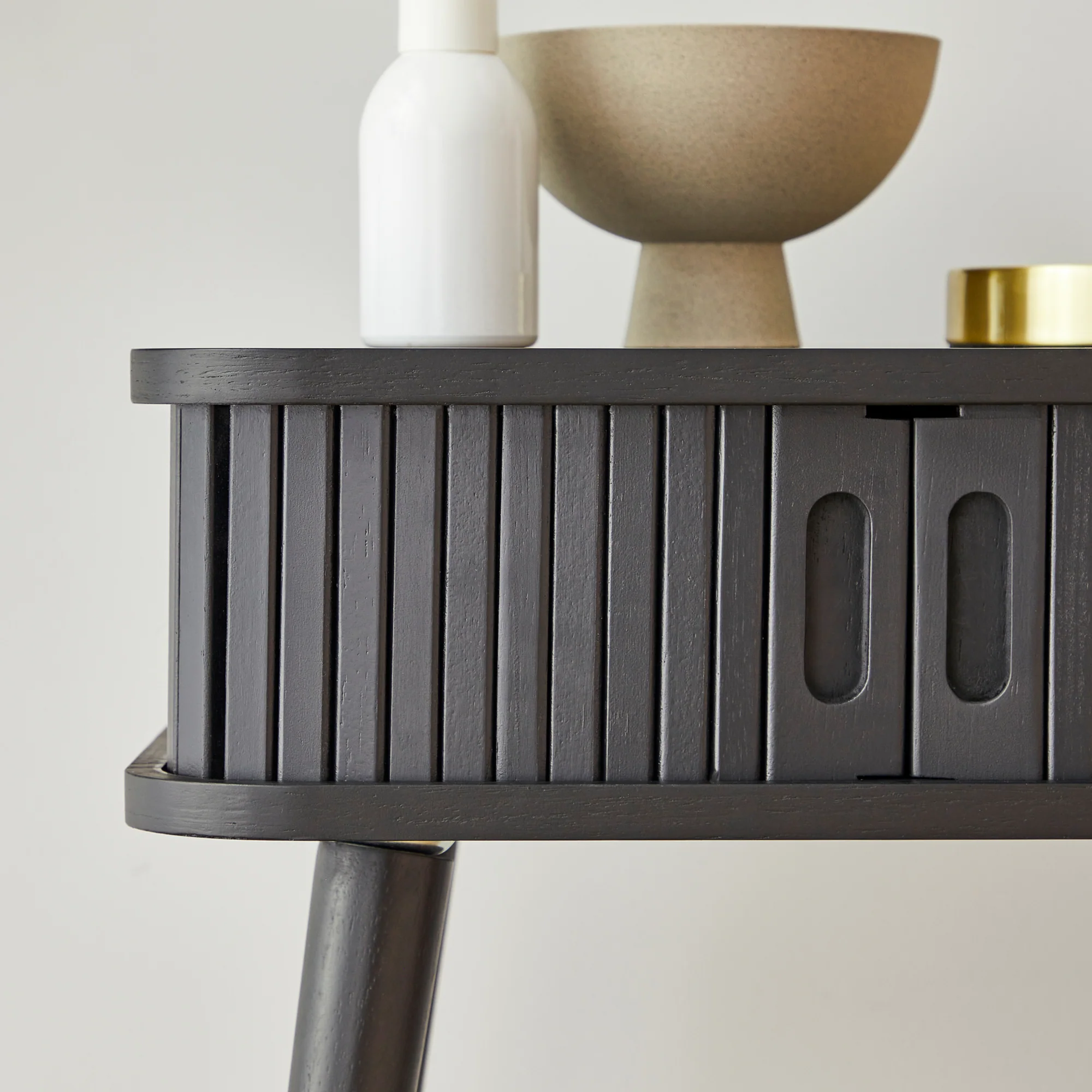 Curve Bedside Table Black - Image 5