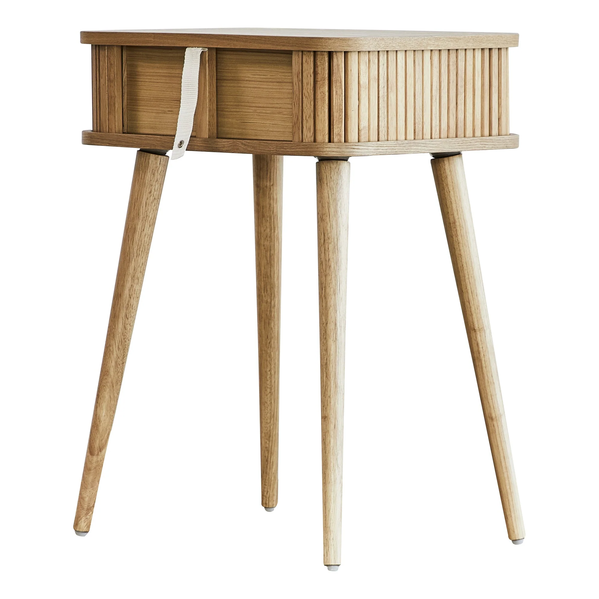 Curve Bedside Table Natural - Image 10