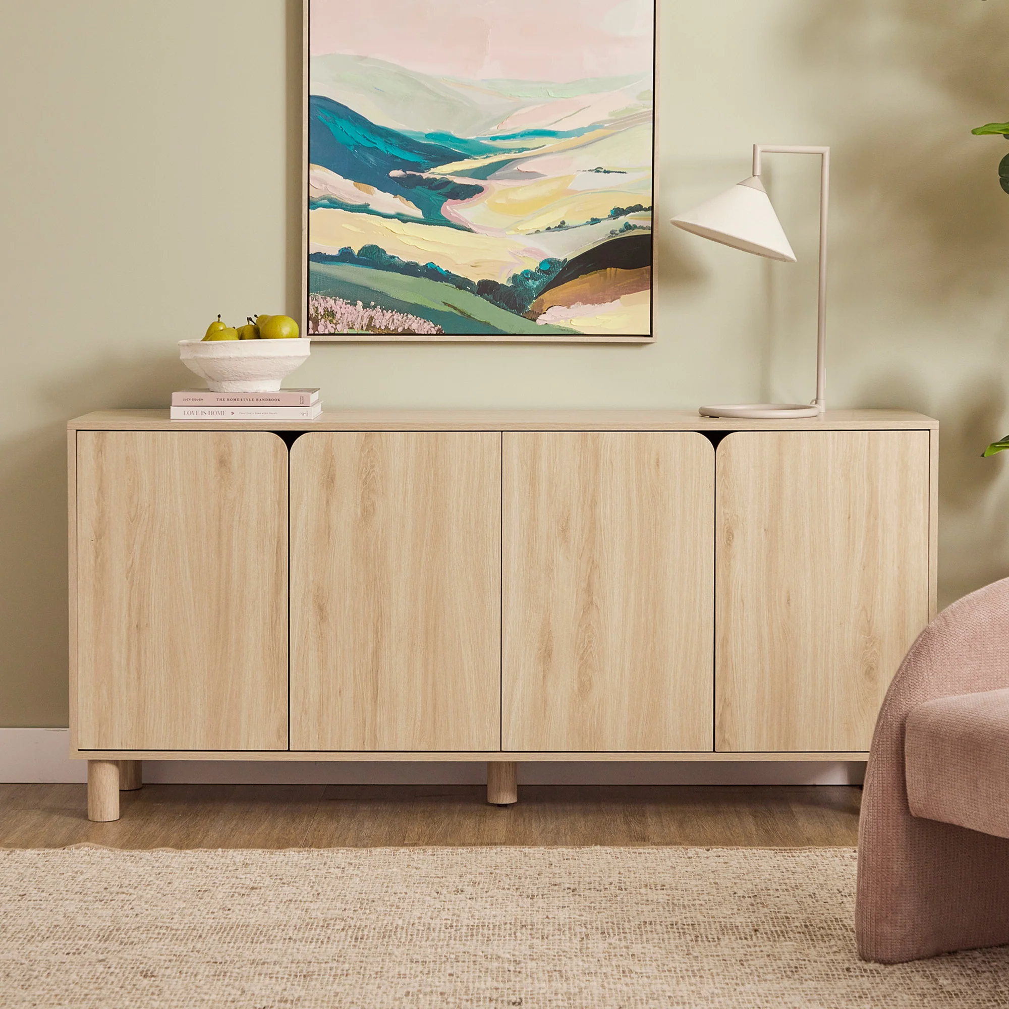 Davis Buffet Oak (160cm) - Image 5