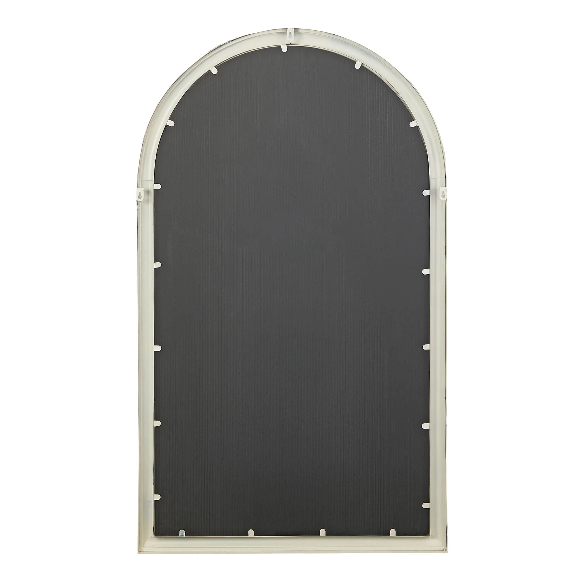 Dome 131cm Large Arch Iron Indoor Outdoor Mirror Antique White - Image 6