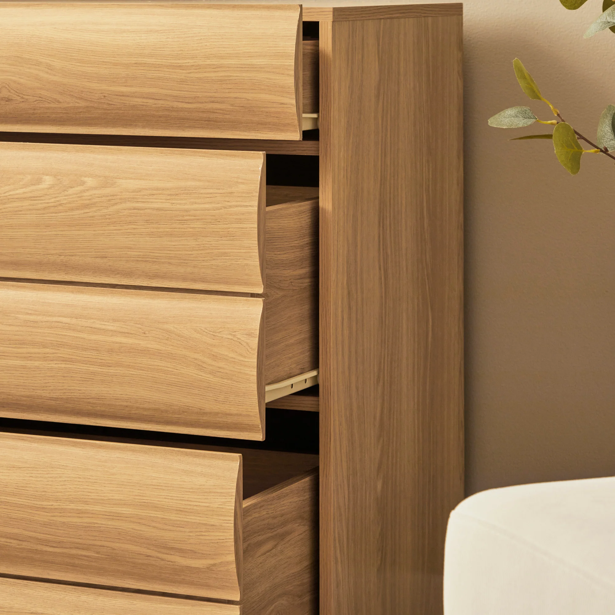 Elsene Chest of 6 Drawers Natural - Image 8