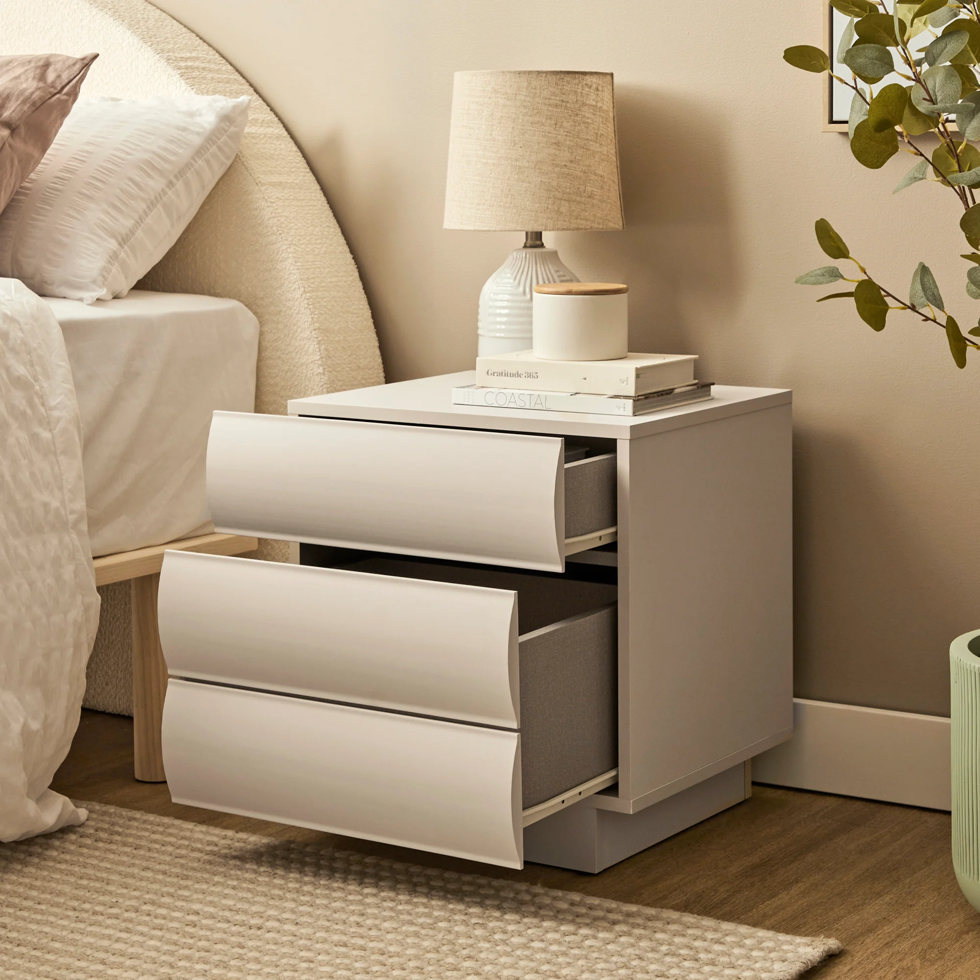 Elsene Bedside Table Grey - Image 6