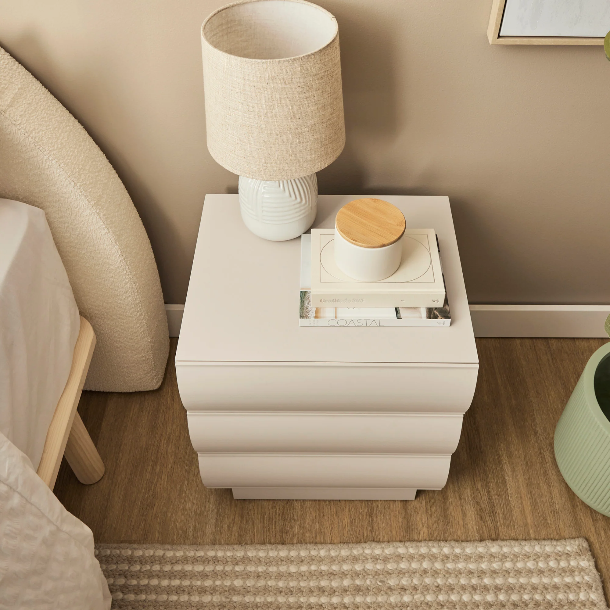 Elsene Bedside Table Grey - Image 7
