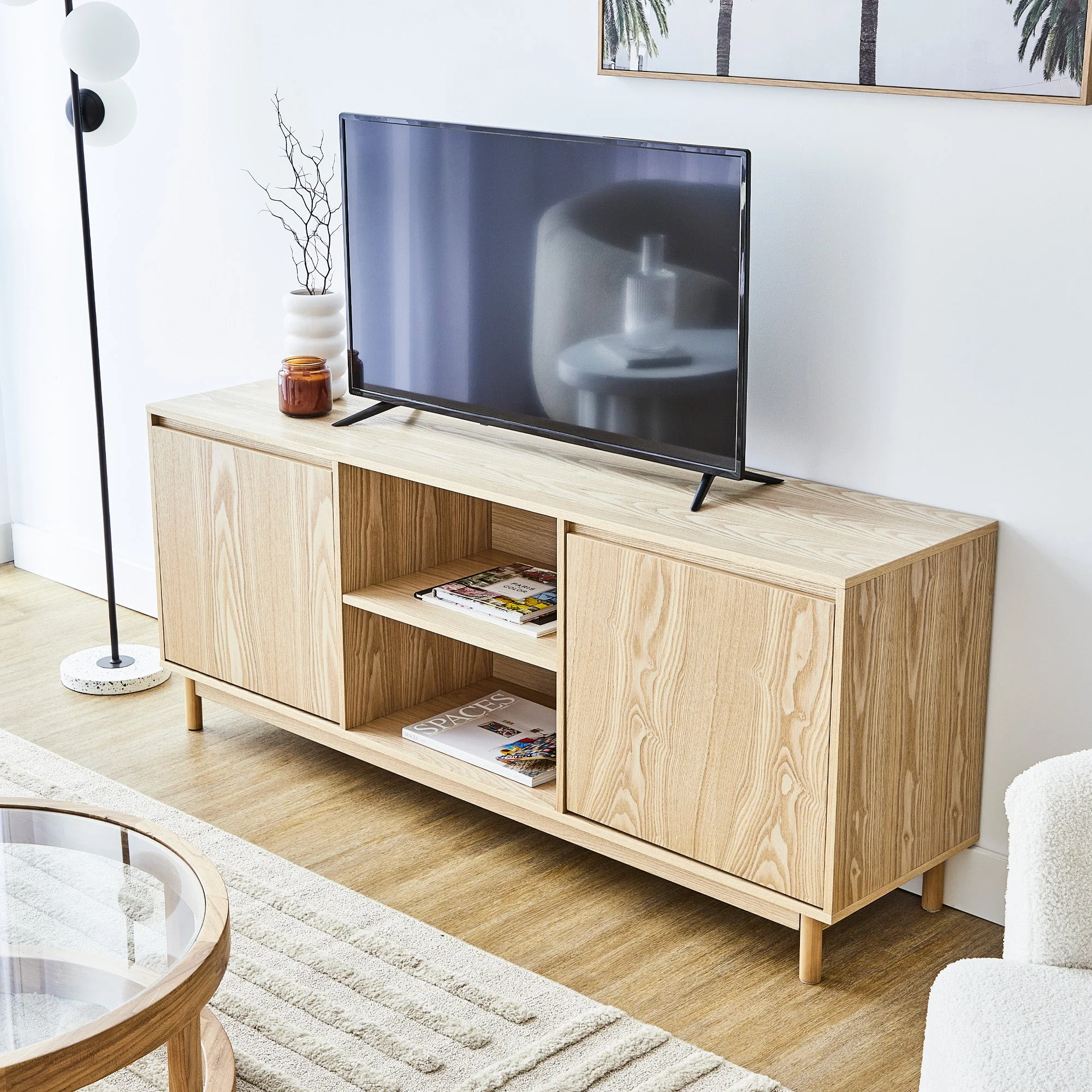 Emerson Entertainment Unit Natural (160cm) - Image 5