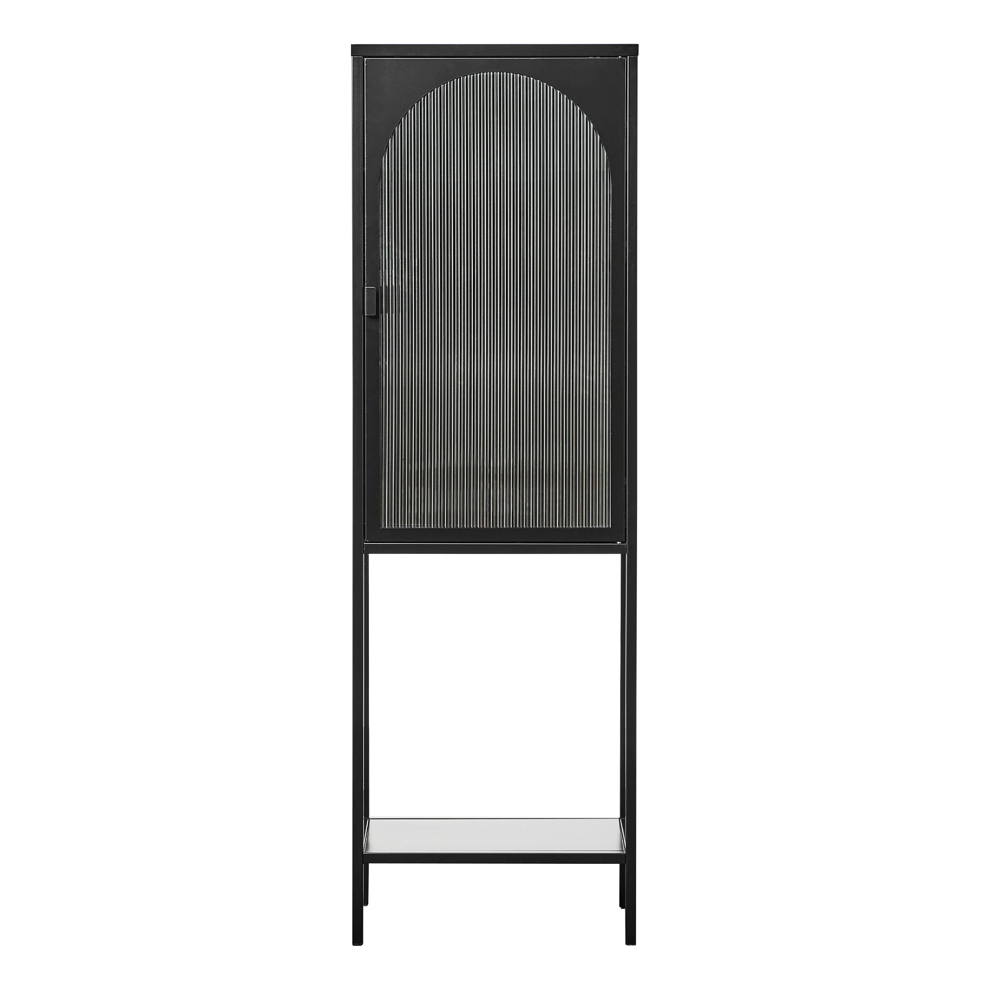 Eve Modern Metal Tall Cabinet Black - Image 9