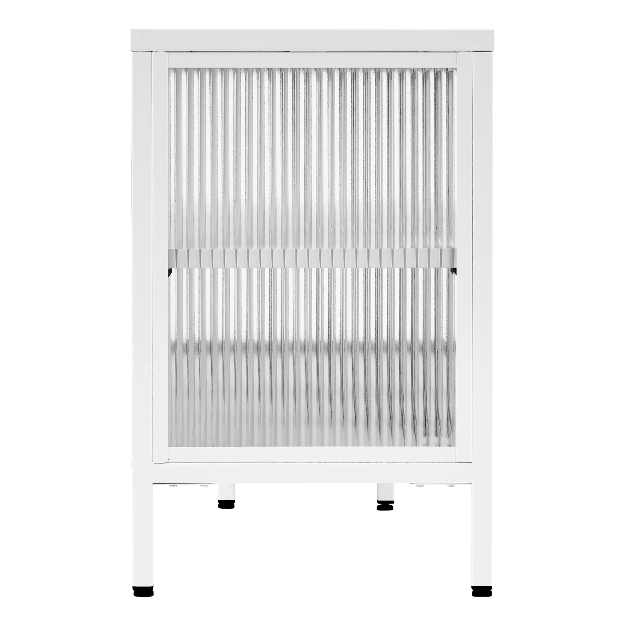 Eve Modern Metal Entertainment Unit White (160cm) - Image 13