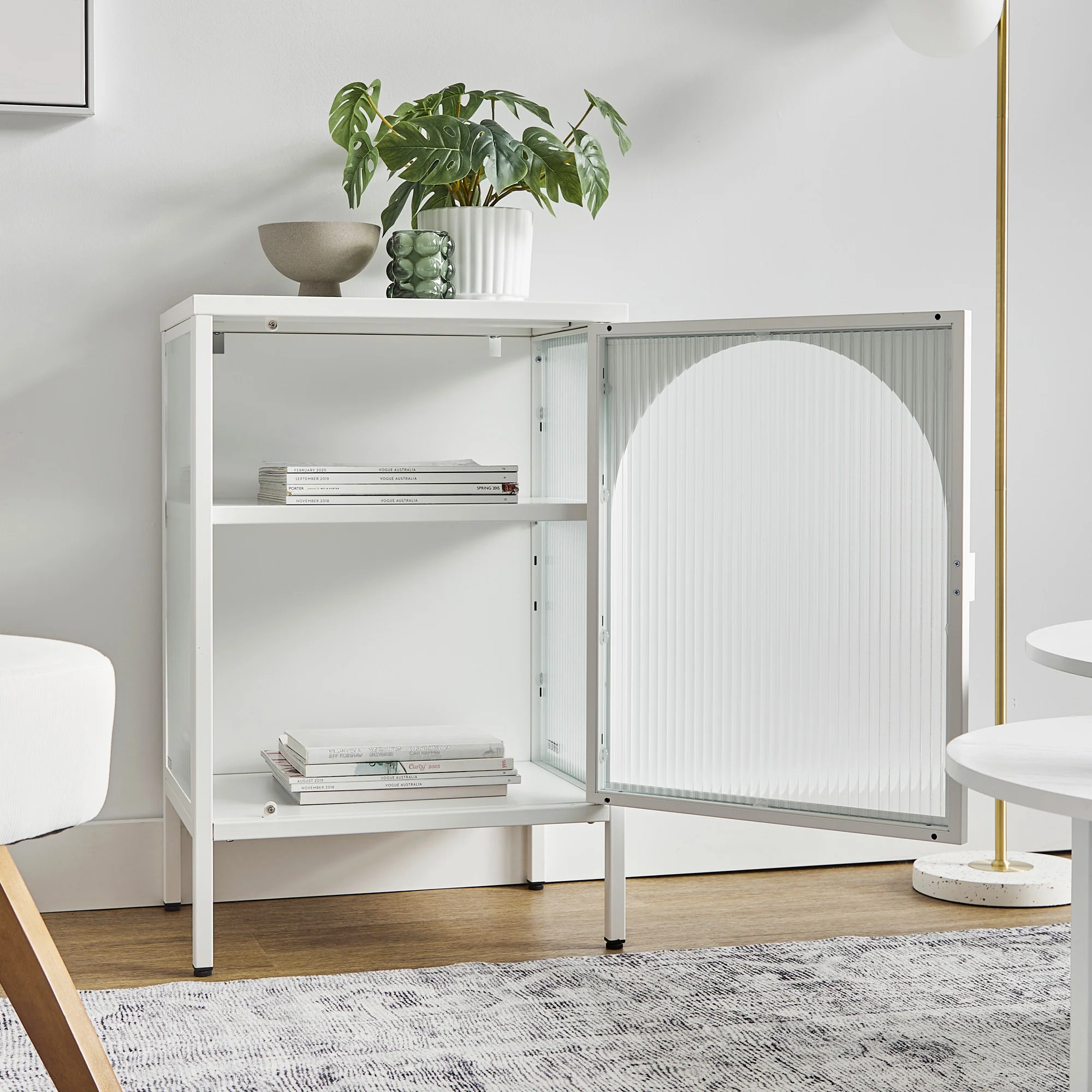 Eve Modern Metal Side Table White - Image 9