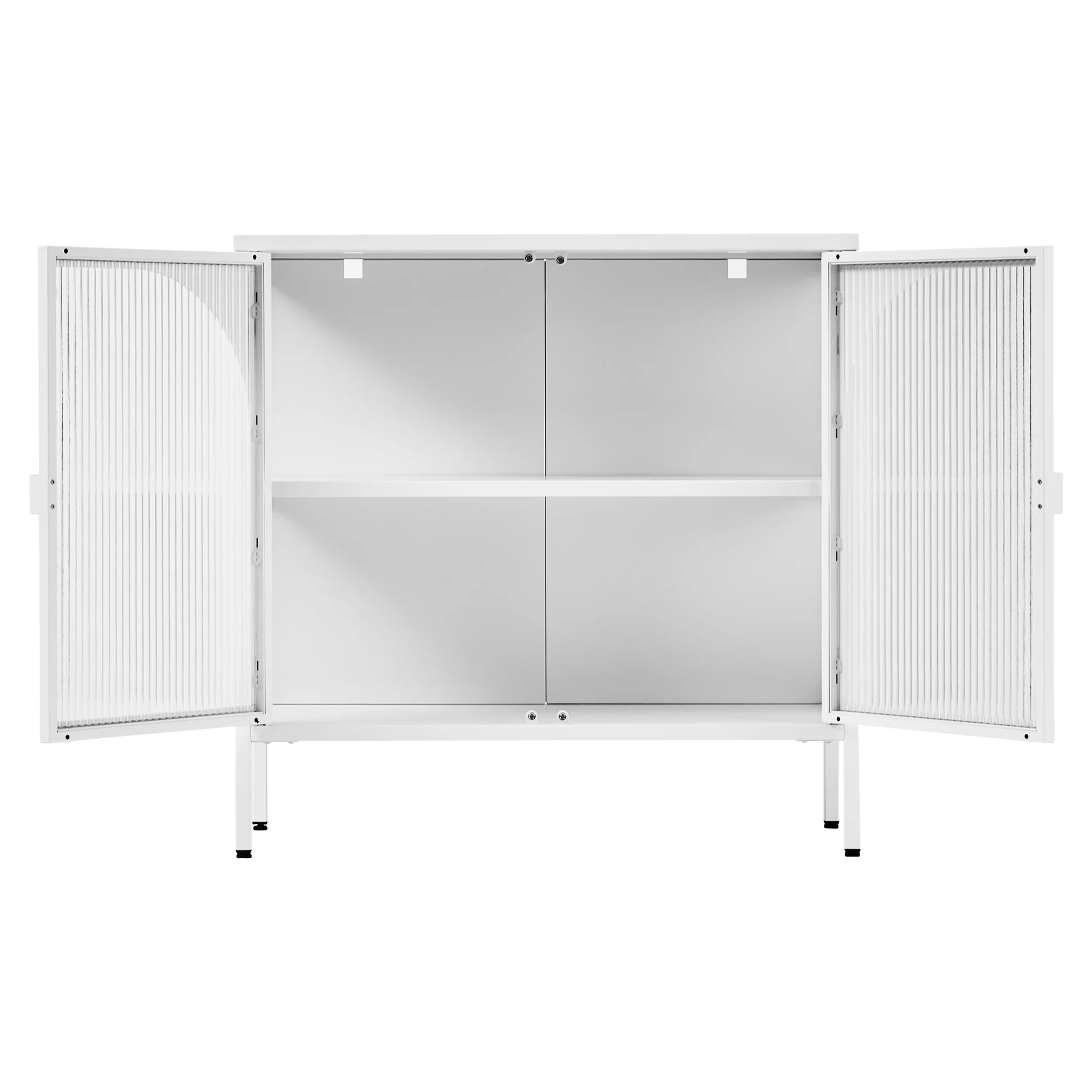 Eve Modern Metal Cabinet White - Image 15