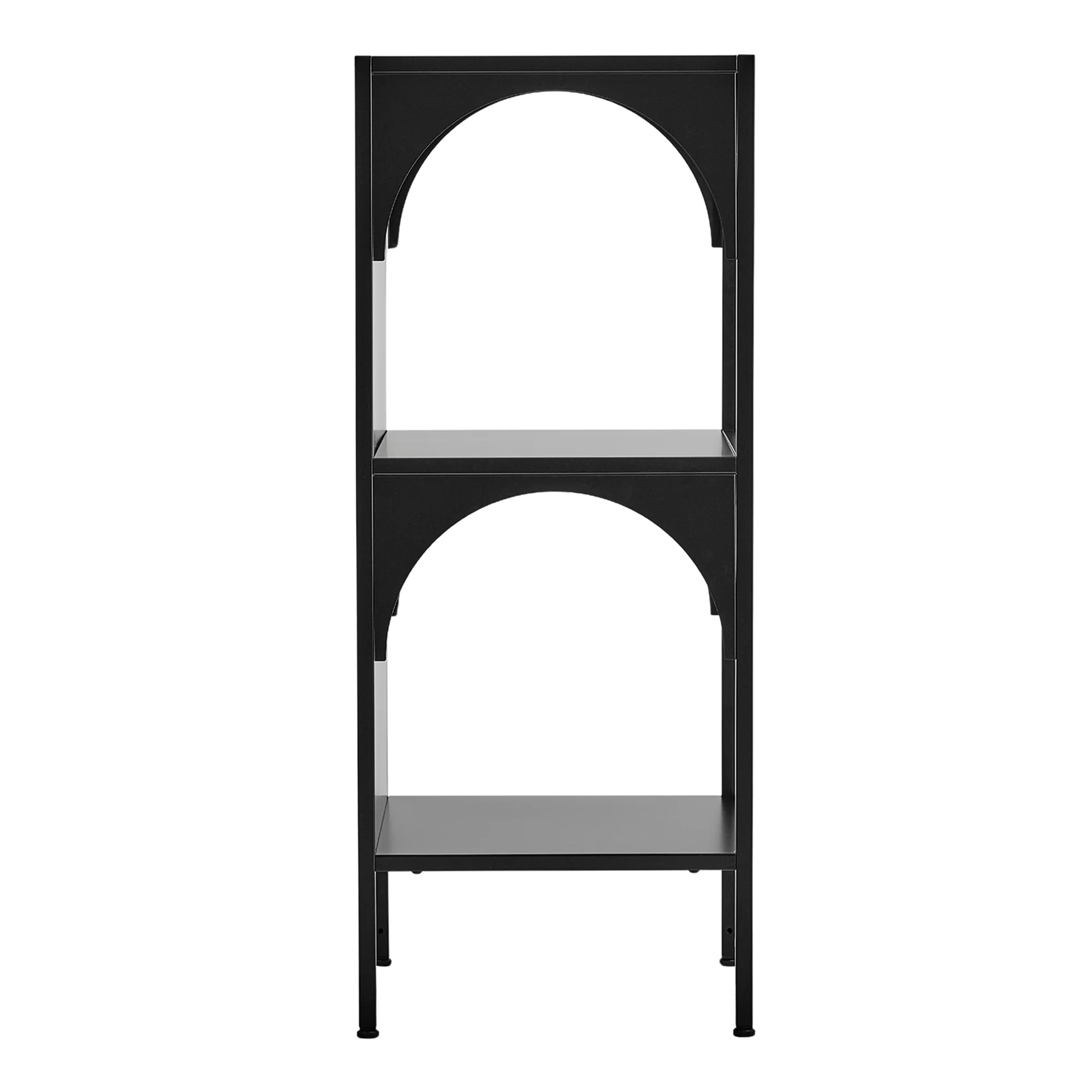 Eve Metal Open Front Shelving Unit Black - Image 9