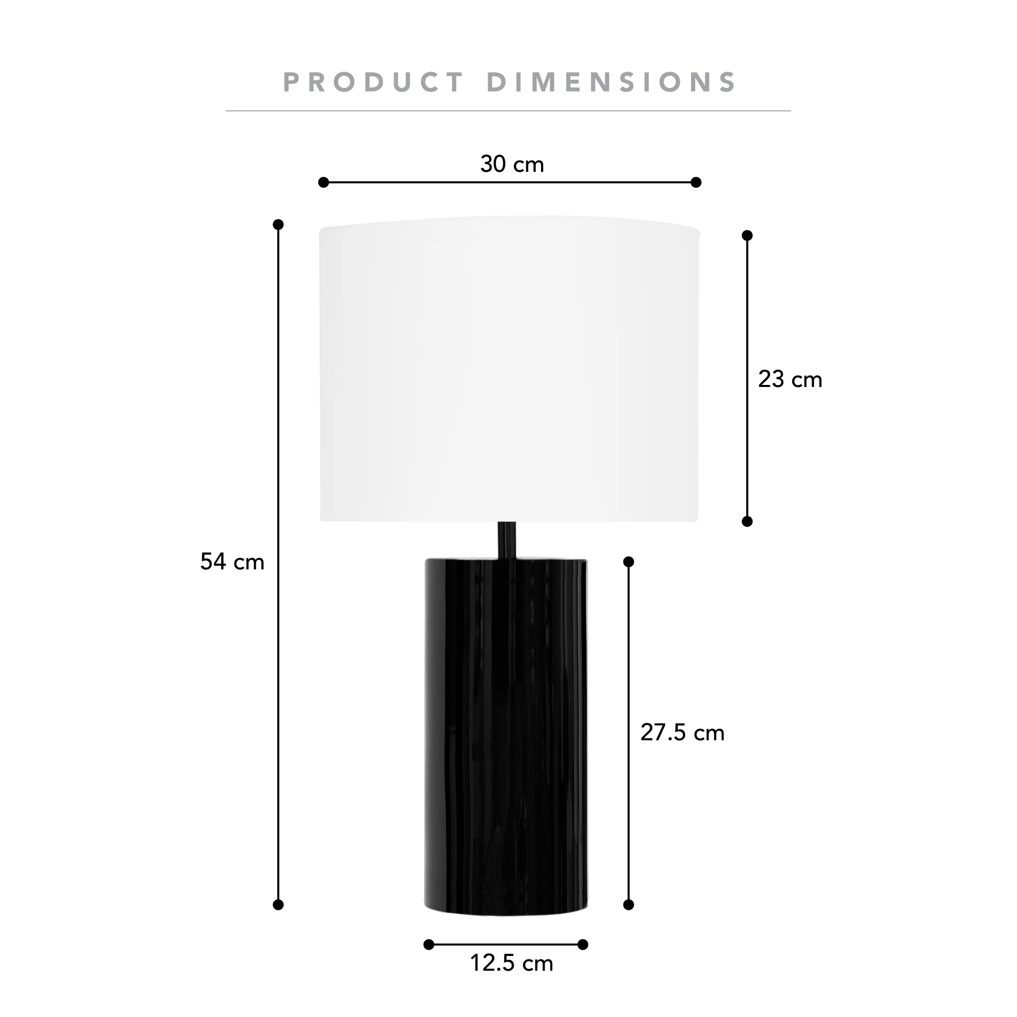Ezra Table Lamp Black - Image 3