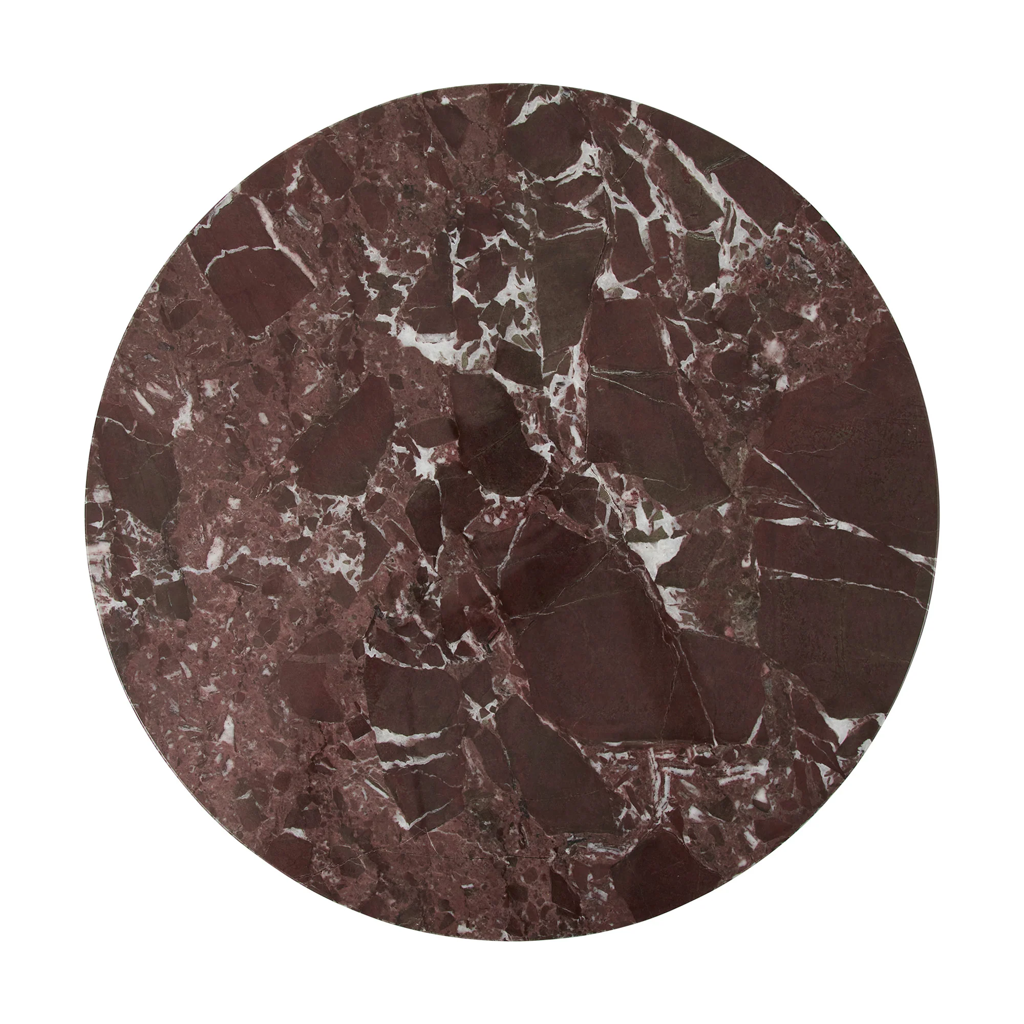 Fernando Marble and Metal Side Table Red - Image 11
