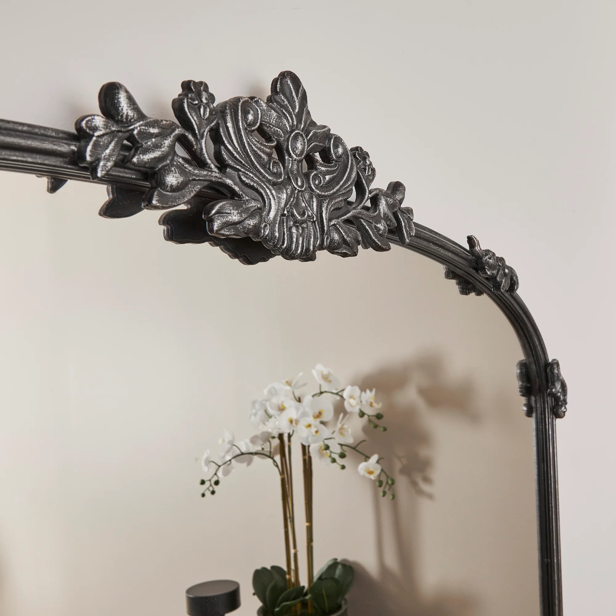 Florence XL 180cm Baroque Mirror Black - Image 5
