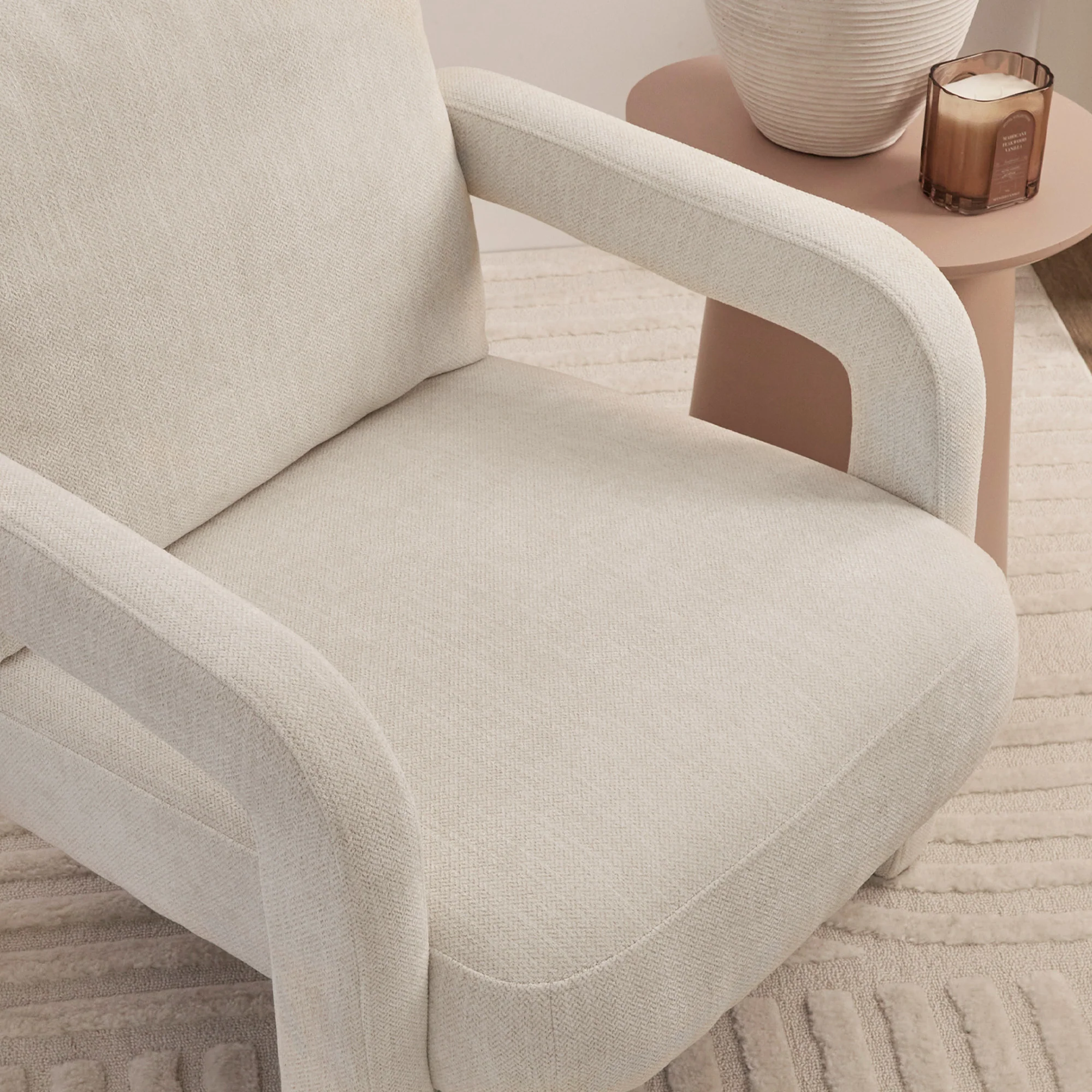 Foster Armchair Cream - Image 7