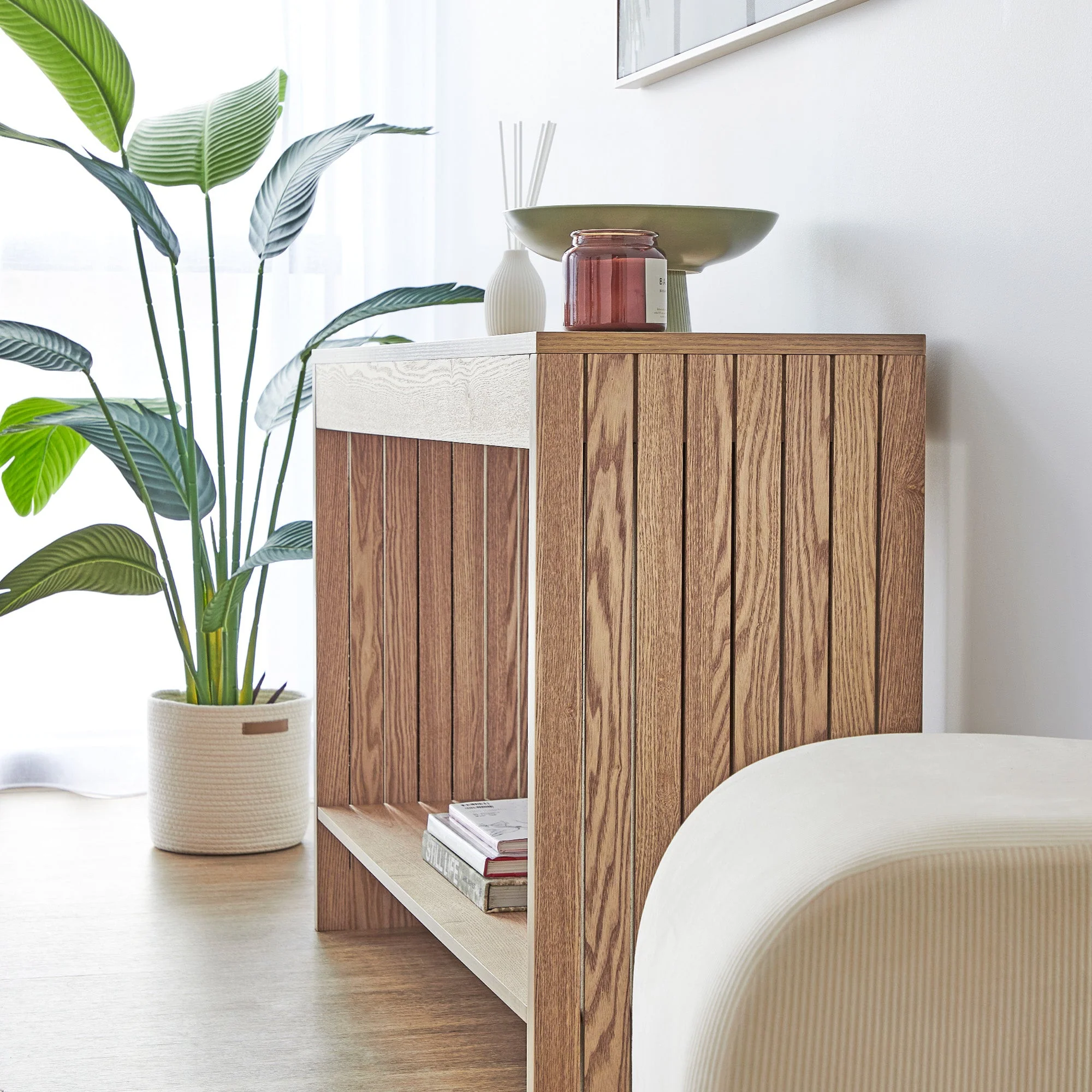 Harper Console Table Natural (120cm) - Image 7
