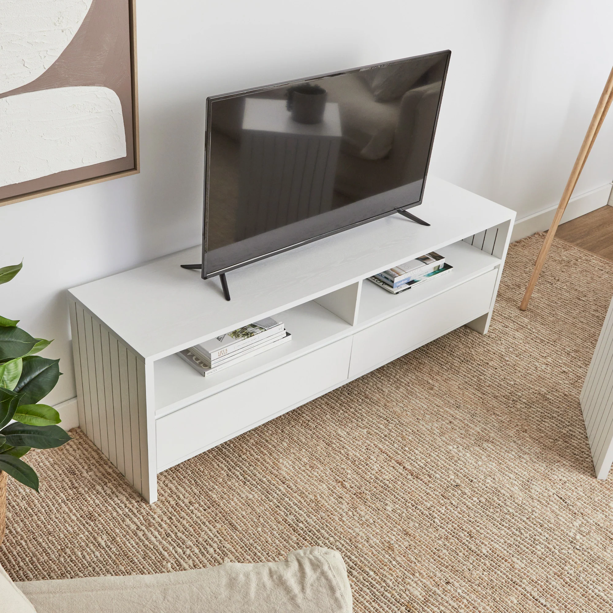 Harper Entertainment Unit White (150cm) - Image 8