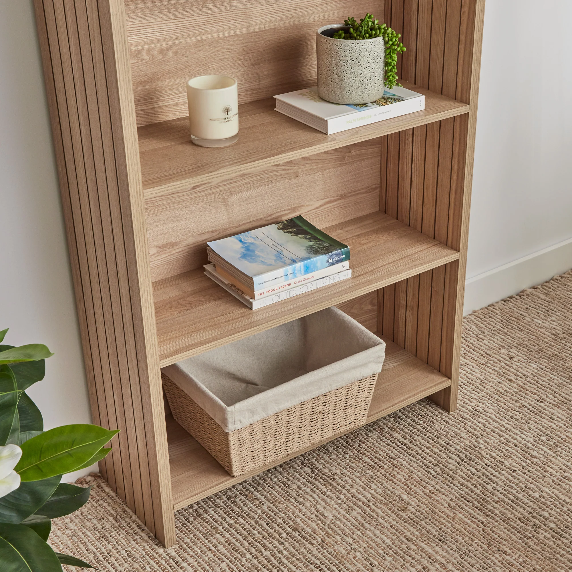 Harper 5 Tier Bookshelf Natural - Image 7