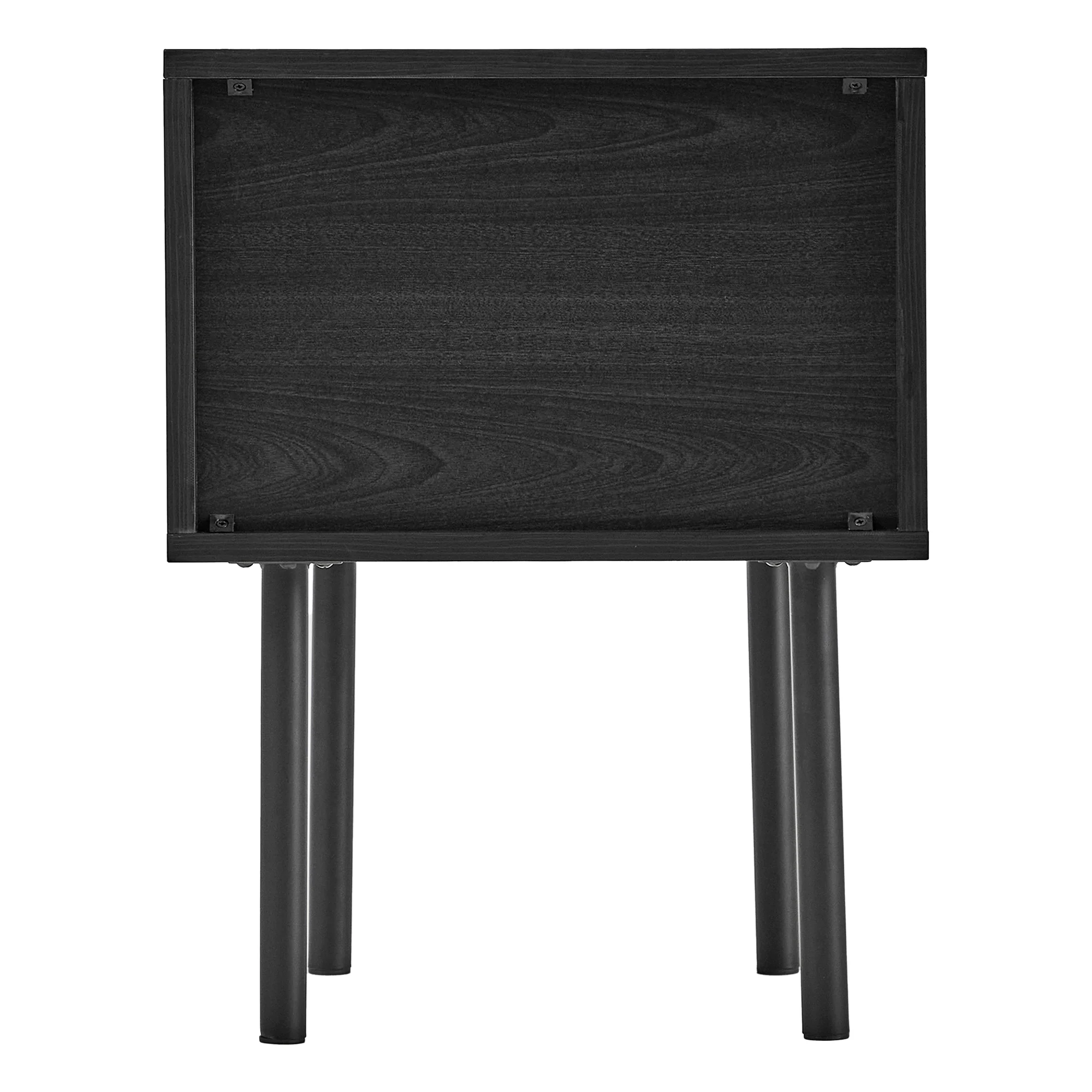 Haven Sliding Door Bedside Table Black - Image 12