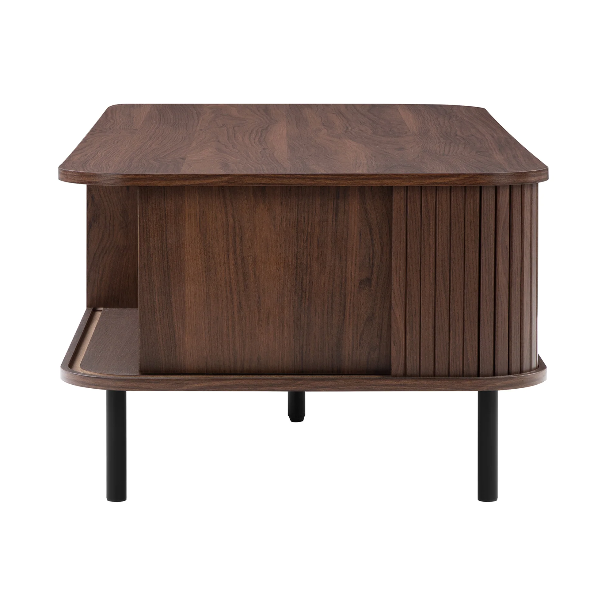 Haven Sliding Door Coffee Table Walnut - Image 11