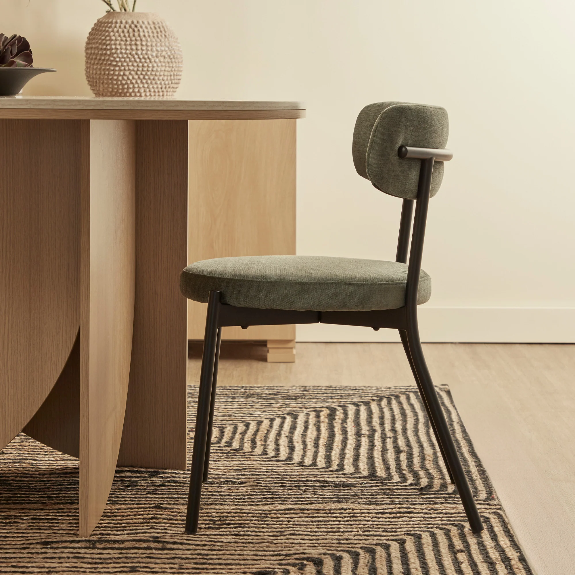 Hawthorn Set of 2 Dining Chairs Green - Image 4