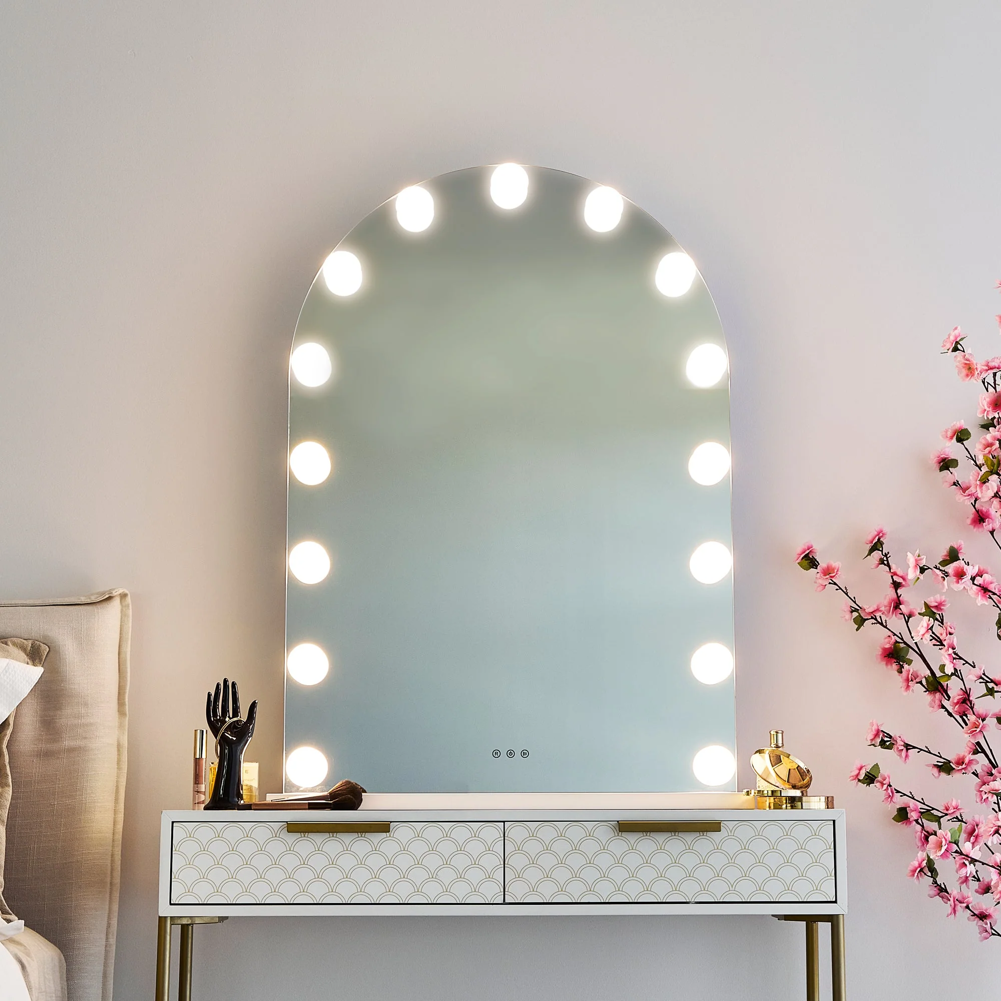 LED 102cm Large Arched Vanity Mirror - Image 4