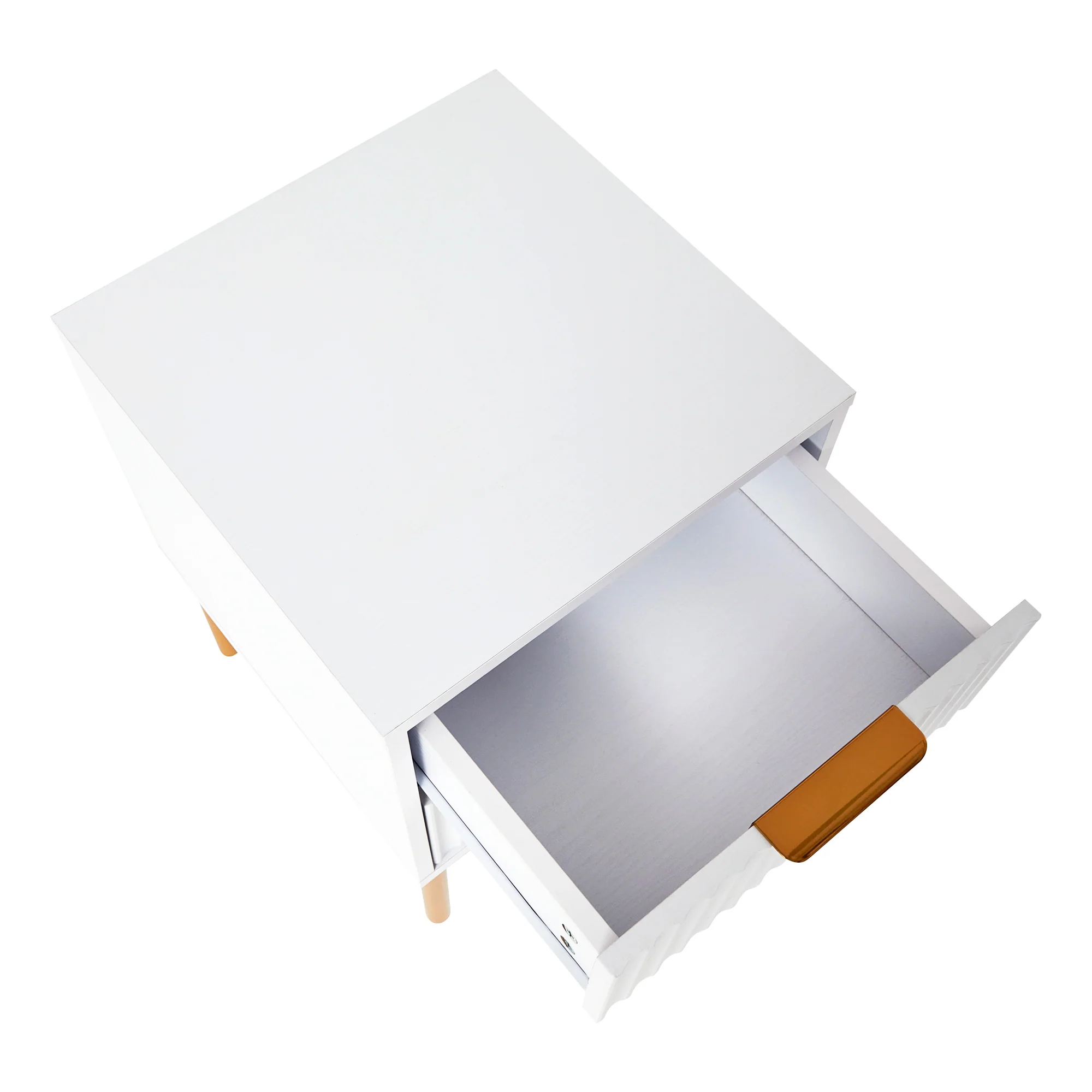 Indy Bedside Table White - Image 10