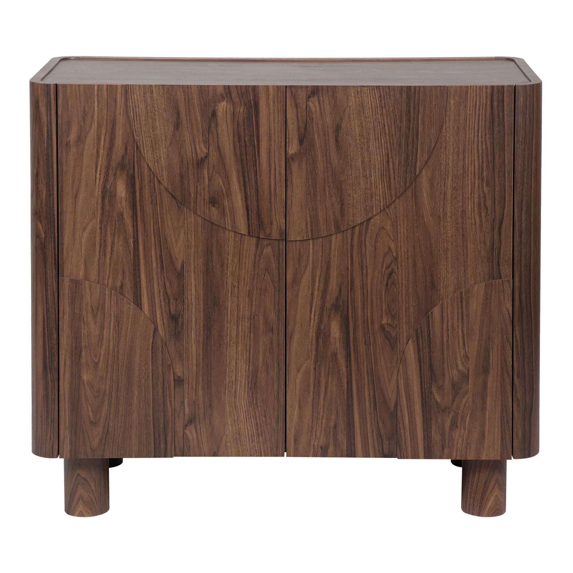 Iris 2 Door Cabinet Walnut - Image 9