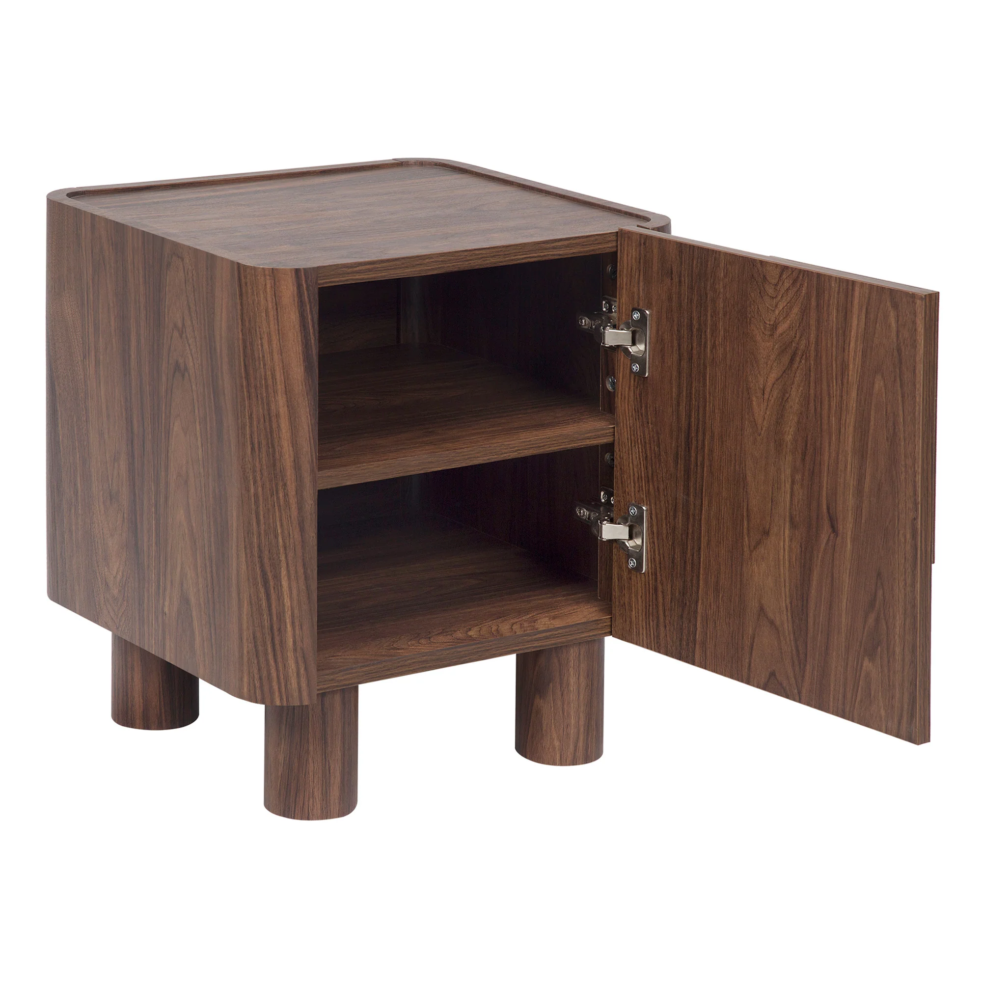 Iris Bedside Table Walnut (Set of 2) - Image 10