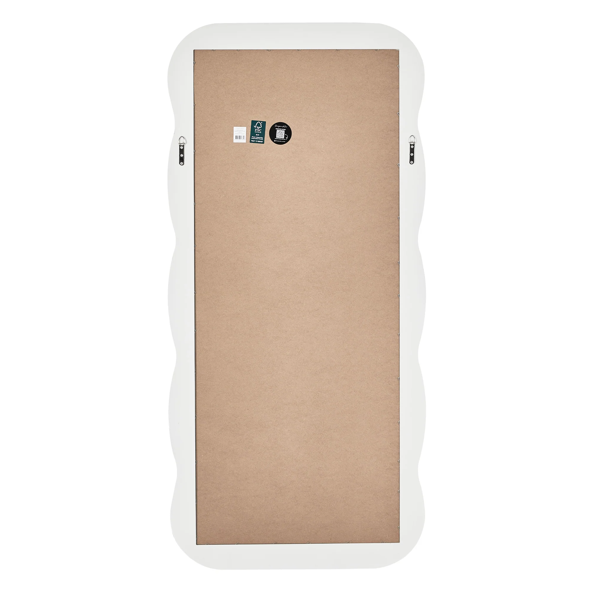Jesse 170cm Squiggle Mirror White - Image 13