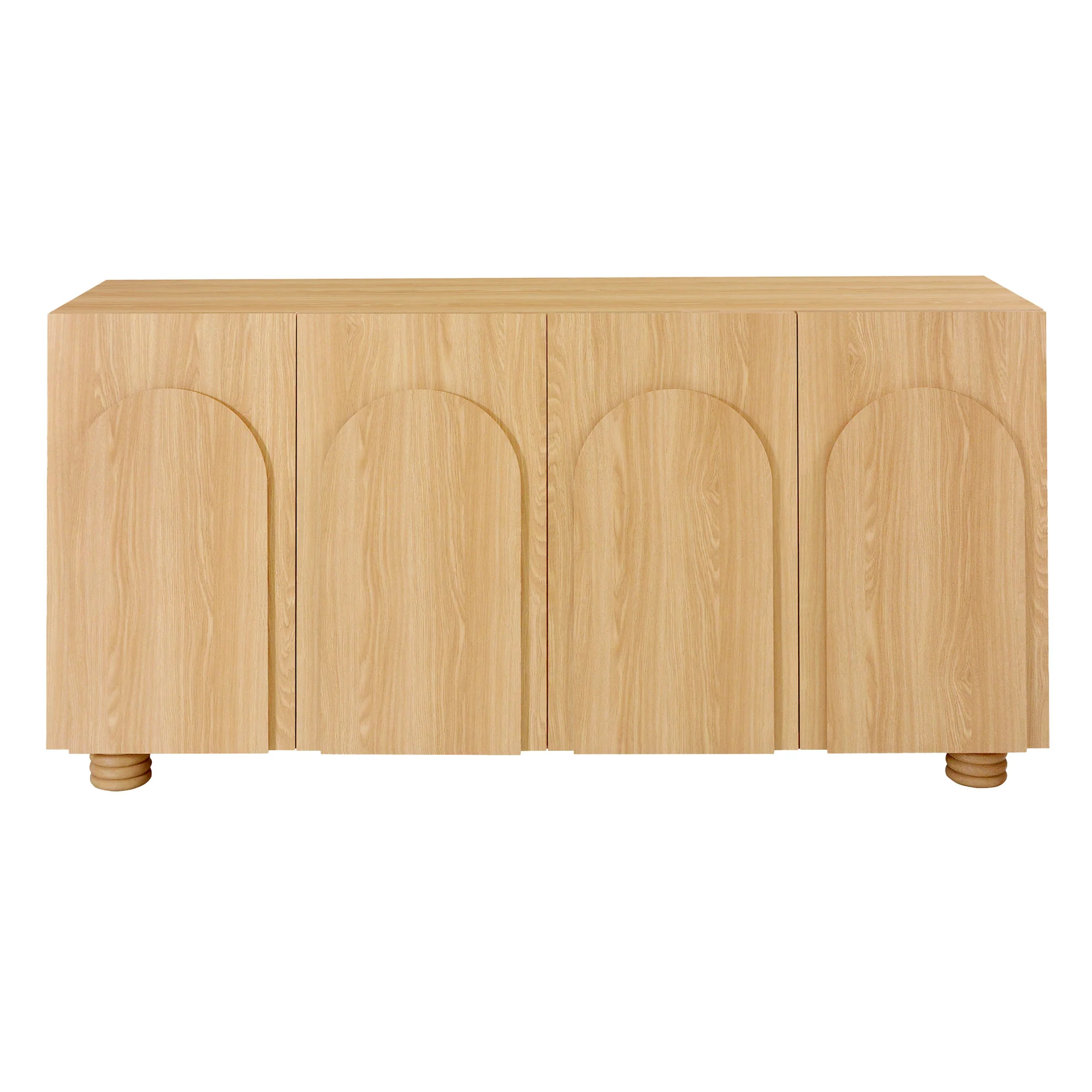 Kaari 4 Door Sideboard Natural (160cm) - Image 10