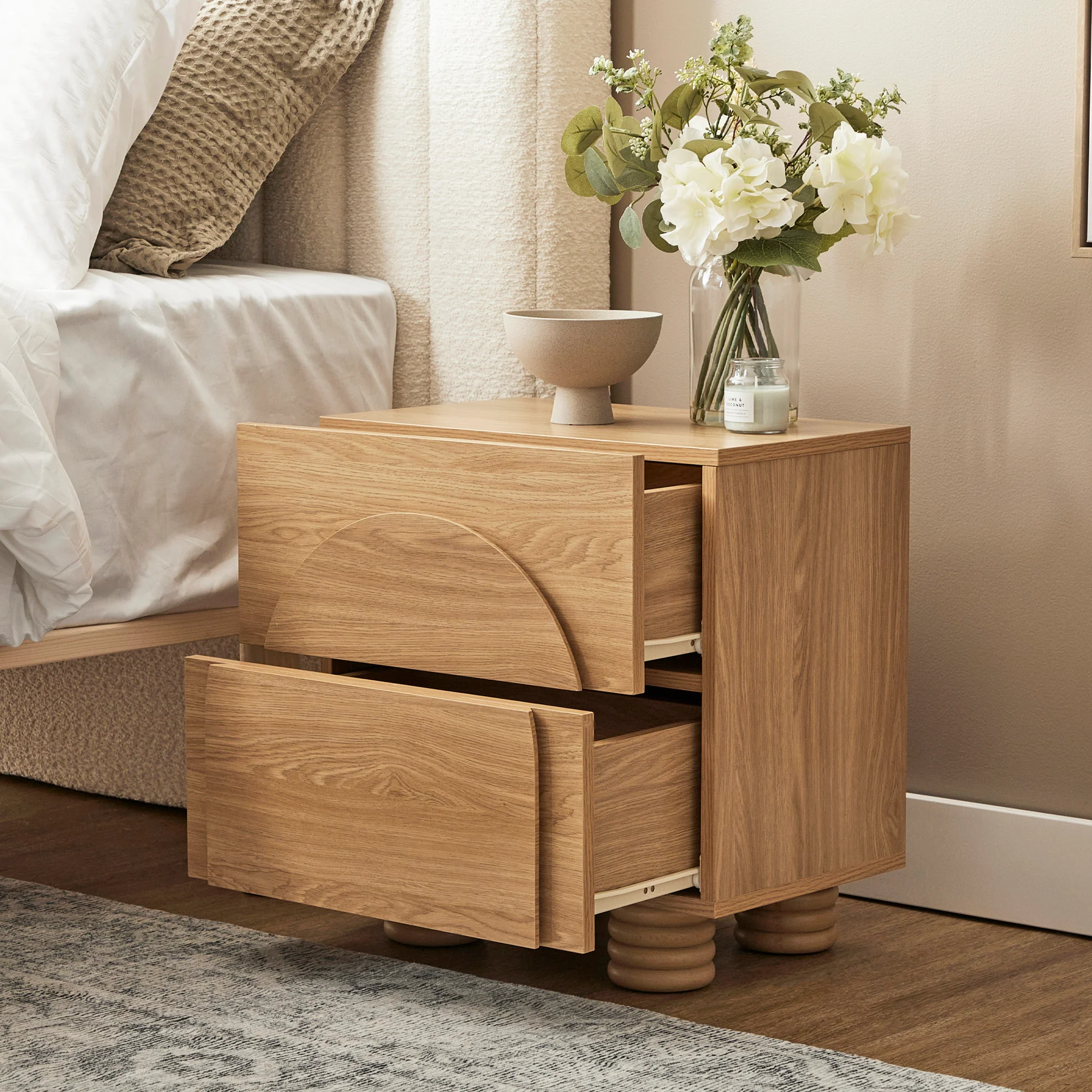 Kaari Bedside Table Natural - Image 6
