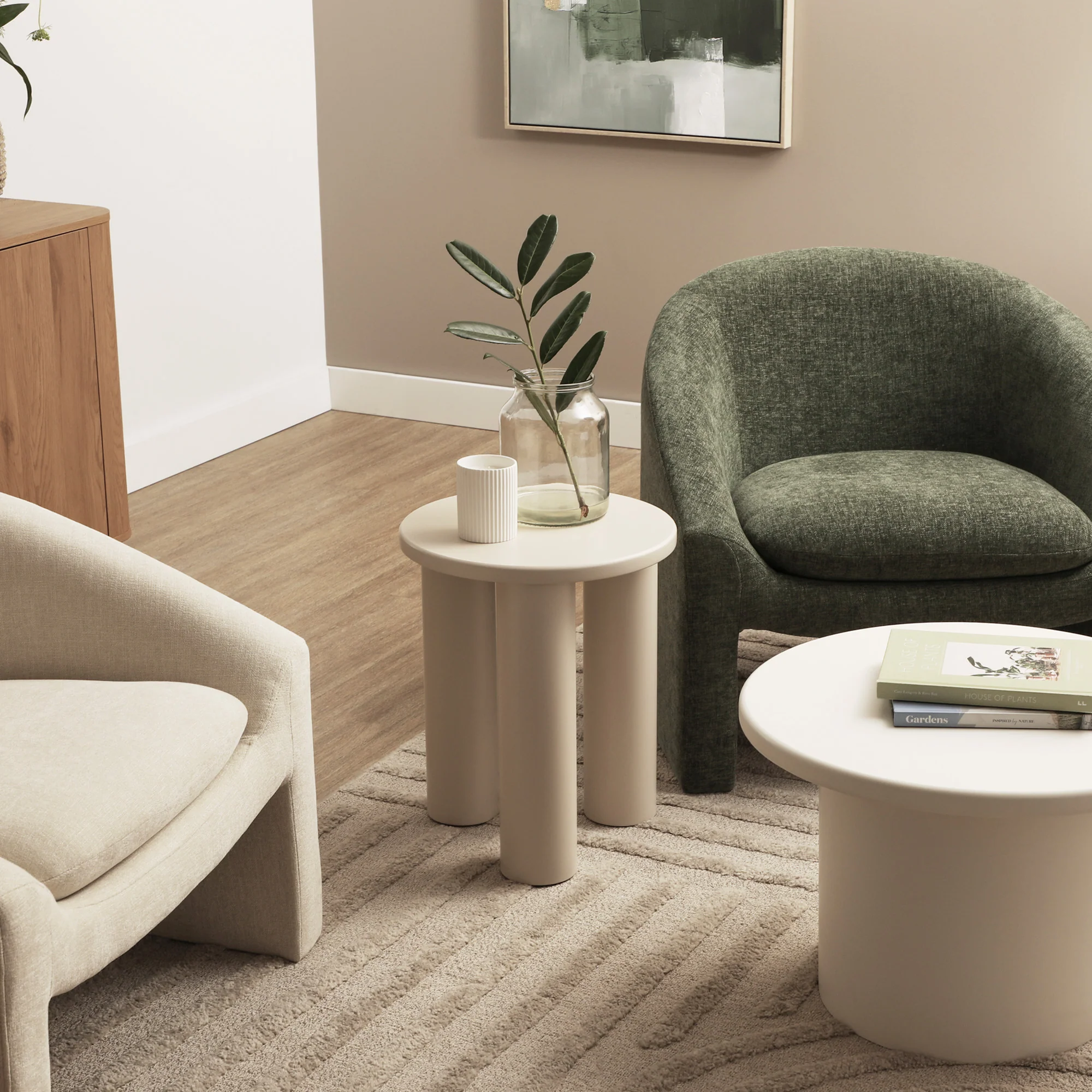 Kingsley Side Table Cream - Image 7
